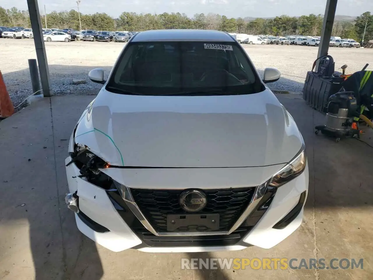 5 fotografías del automóvil dañado 3N1AB8CV5PY264919 NISSAN SENTRA 2023