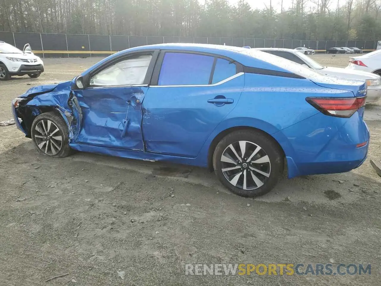 2 fotografías del automóvil dañado 3N1AB8CV5PY294941 NISSAN SENTRA 2023