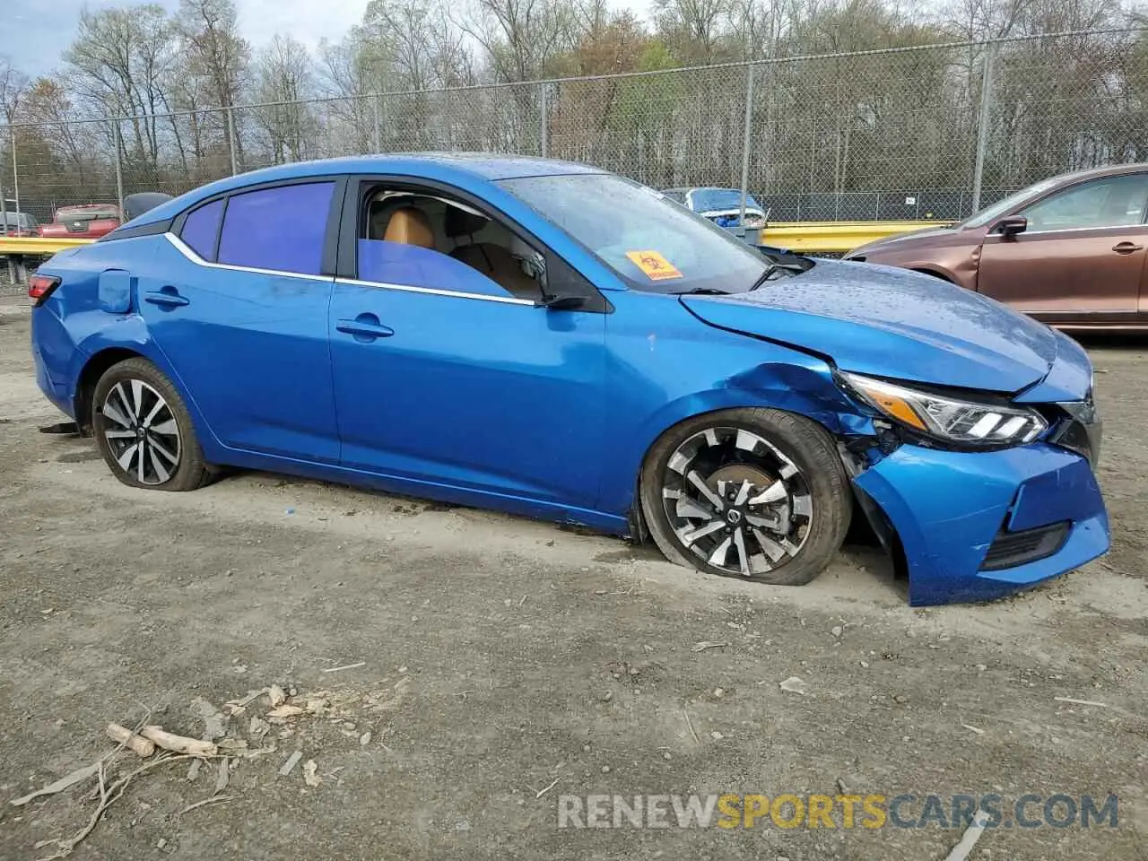 4 fotografías del automóvil dañado 3N1AB8CV5PY294941 NISSAN SENTRA 2023