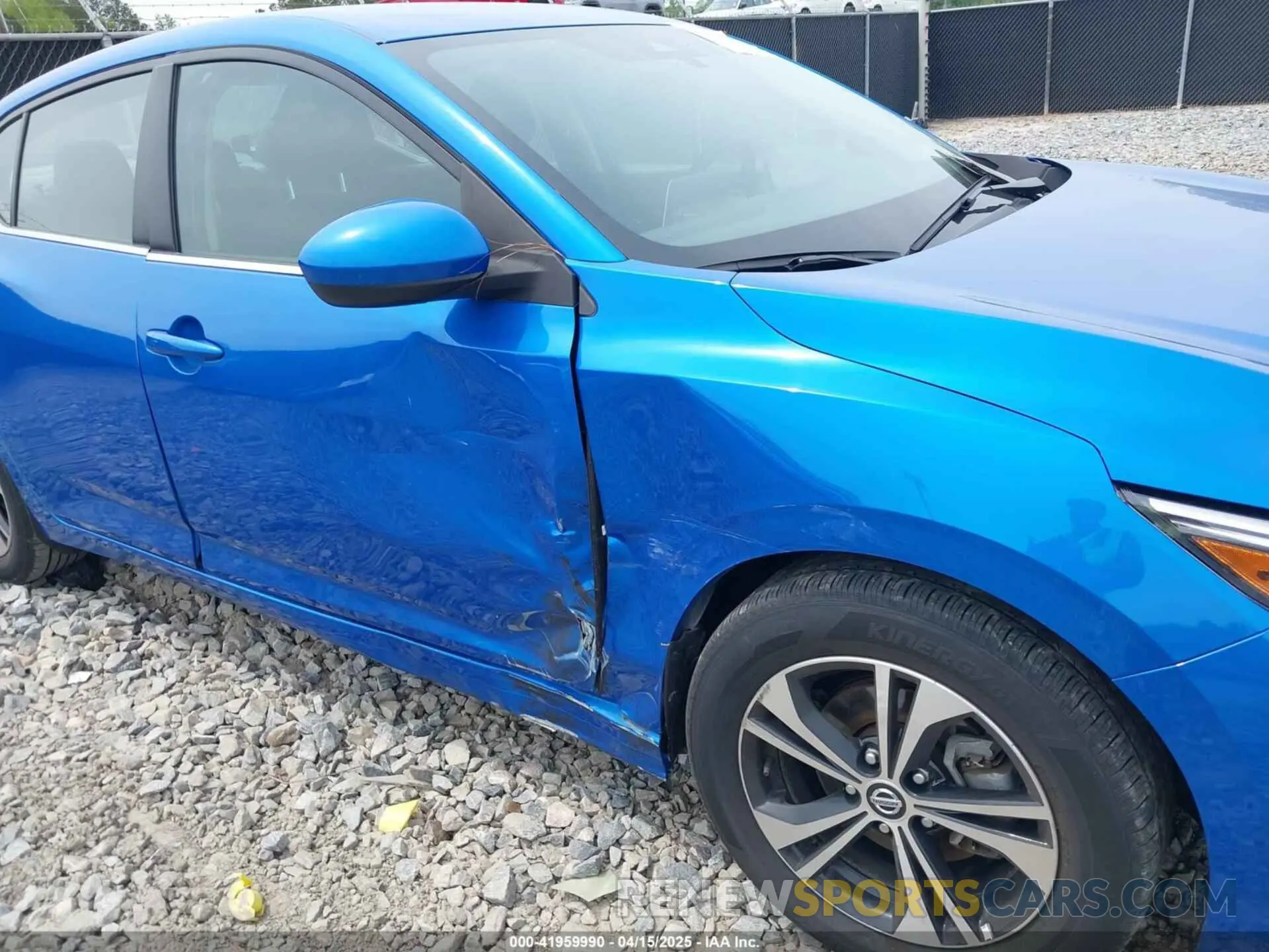 6 fotografías del automóvil dañado 3N1AB8CV5PY309468 NISSAN SENTRA 2023