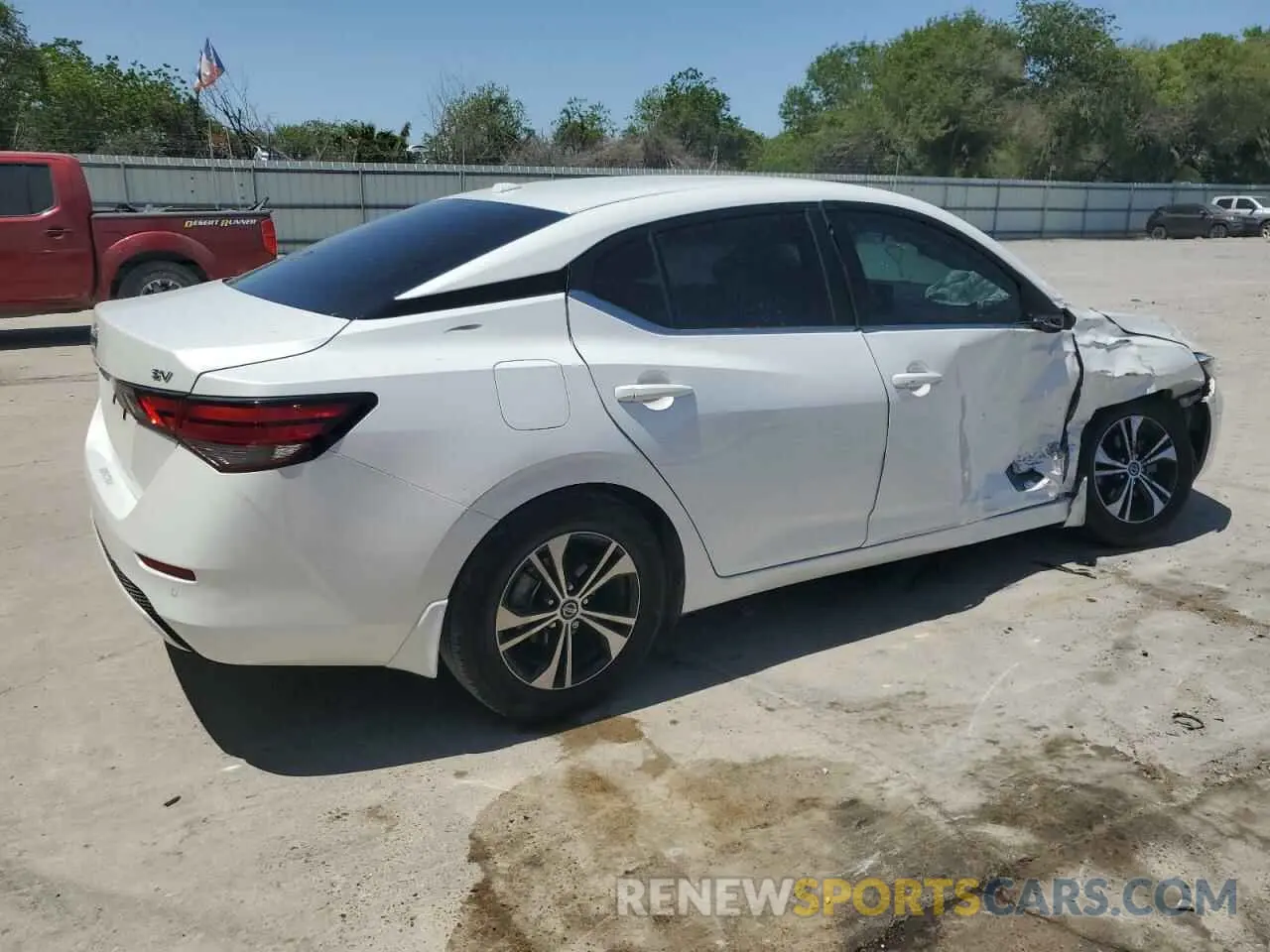 3 fotografías del automóvil dañado 3N1AB8CV5PY321619 NISSAN SENTRA 2023