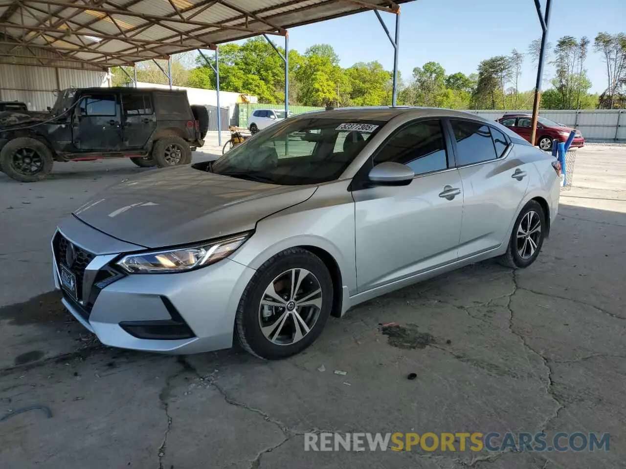 1 fotografías del automóvil dañado 3N1AB8CV6PY246154 NISSAN SENTRA 2023