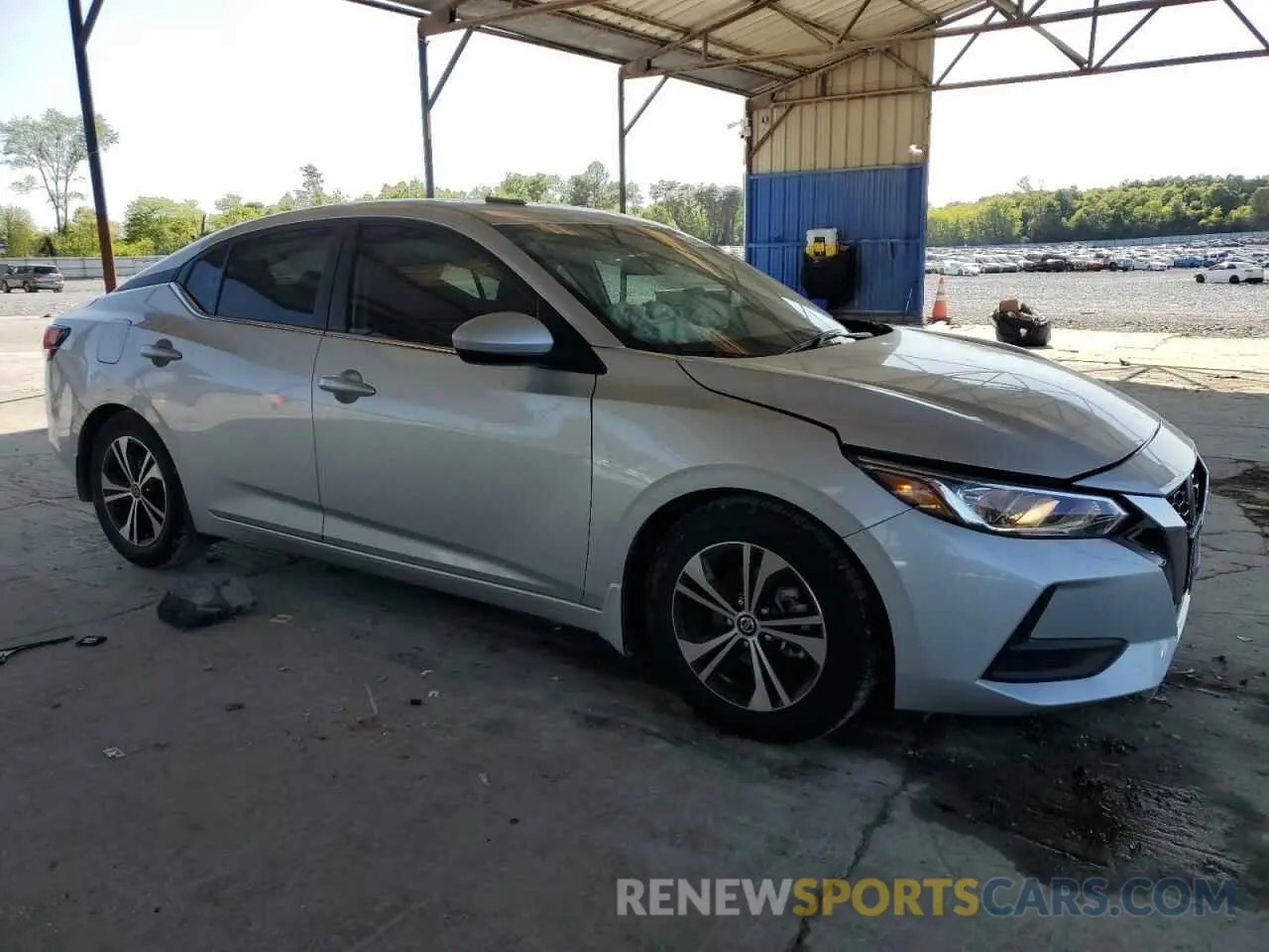 4 fotografías del automóvil dañado 3N1AB8CV6PY246154 NISSAN SENTRA 2023