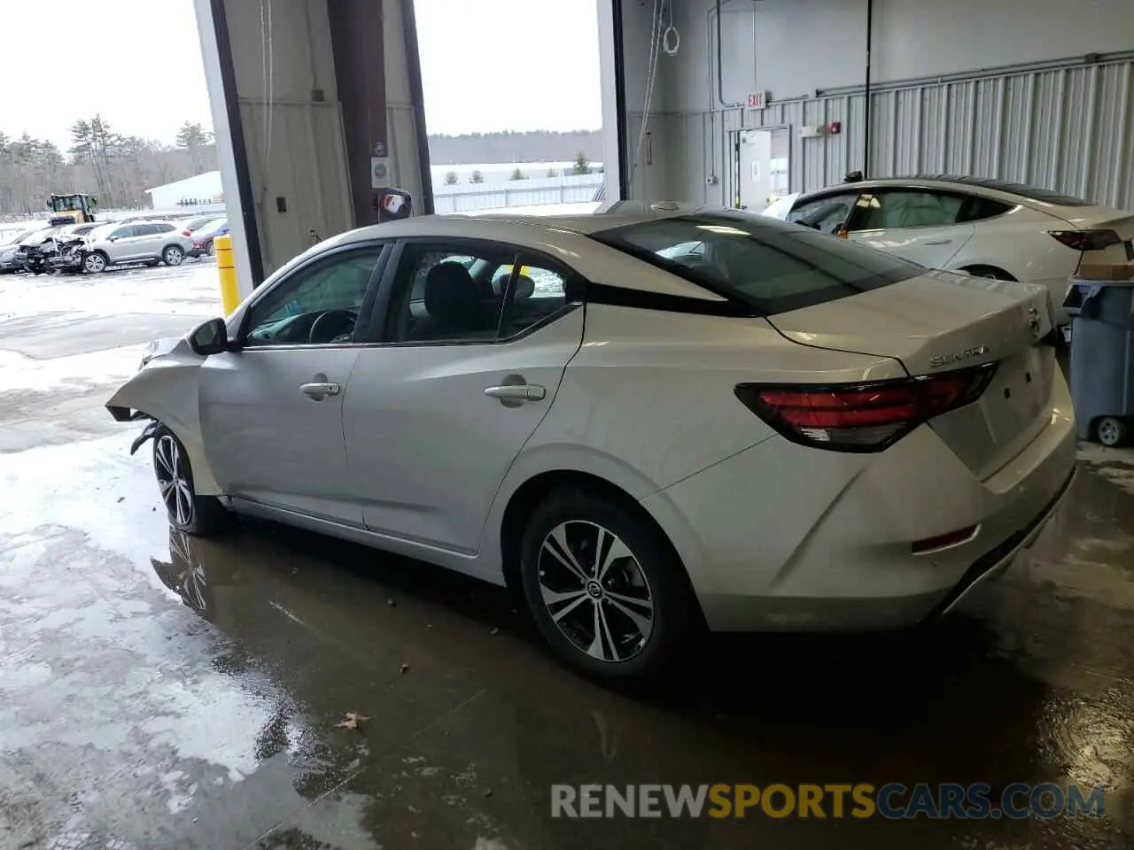 2 fotografías del automóvil dañado 3N1AB8CV6PY250012 NISSAN SENTRA 2023