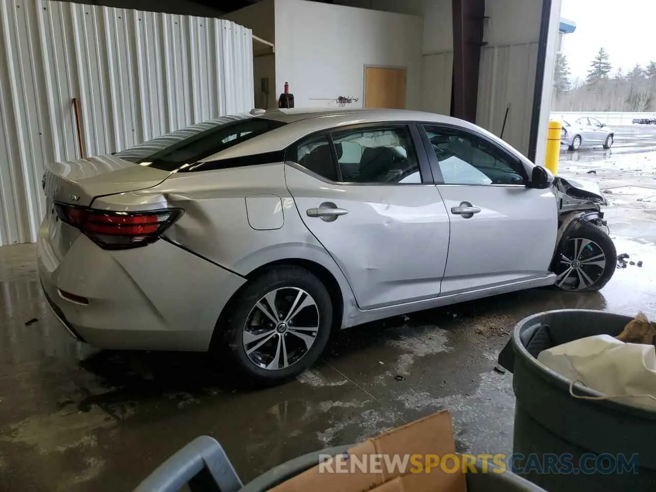 3 fotografías del automóvil dañado 3N1AB8CV6PY250012 NISSAN SENTRA 2023