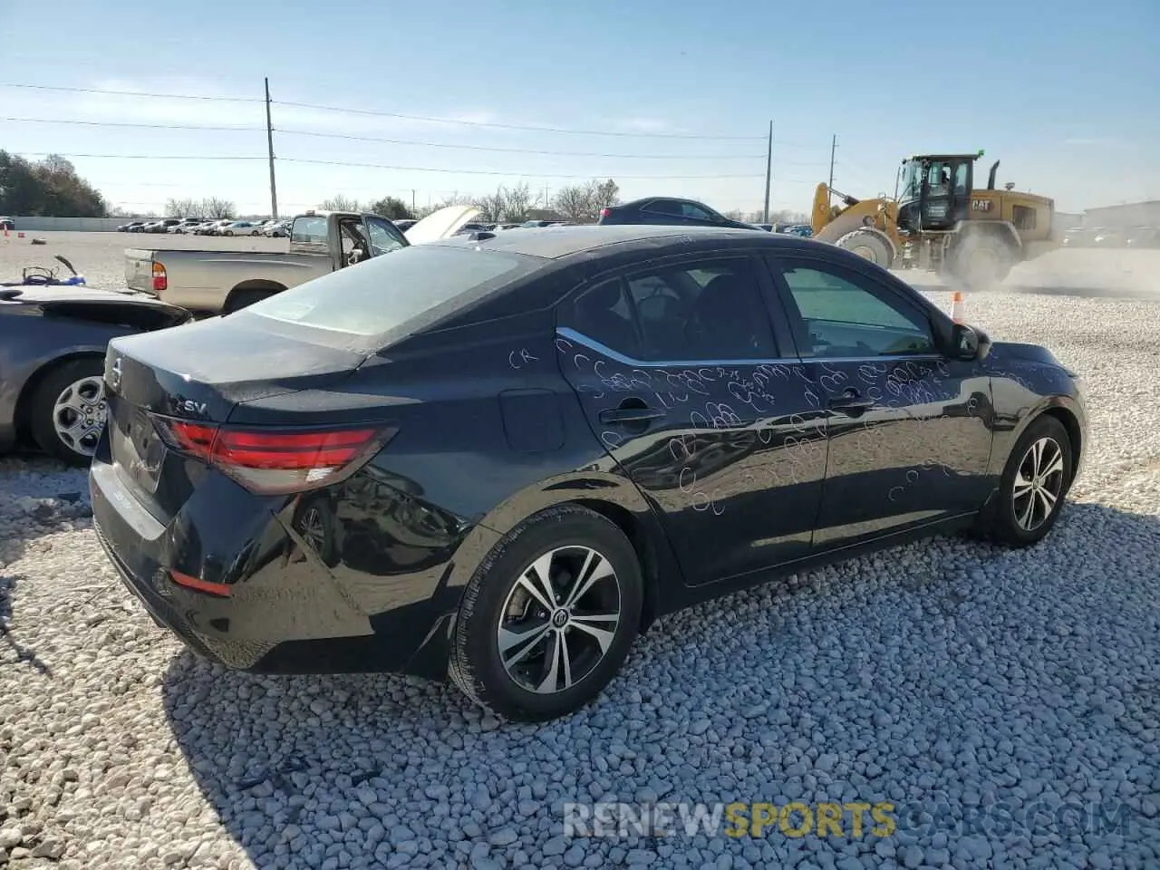 3 fotografías del automóvil dañado 3N1AB8CV6PY250091 NISSAN SENTRA 2023