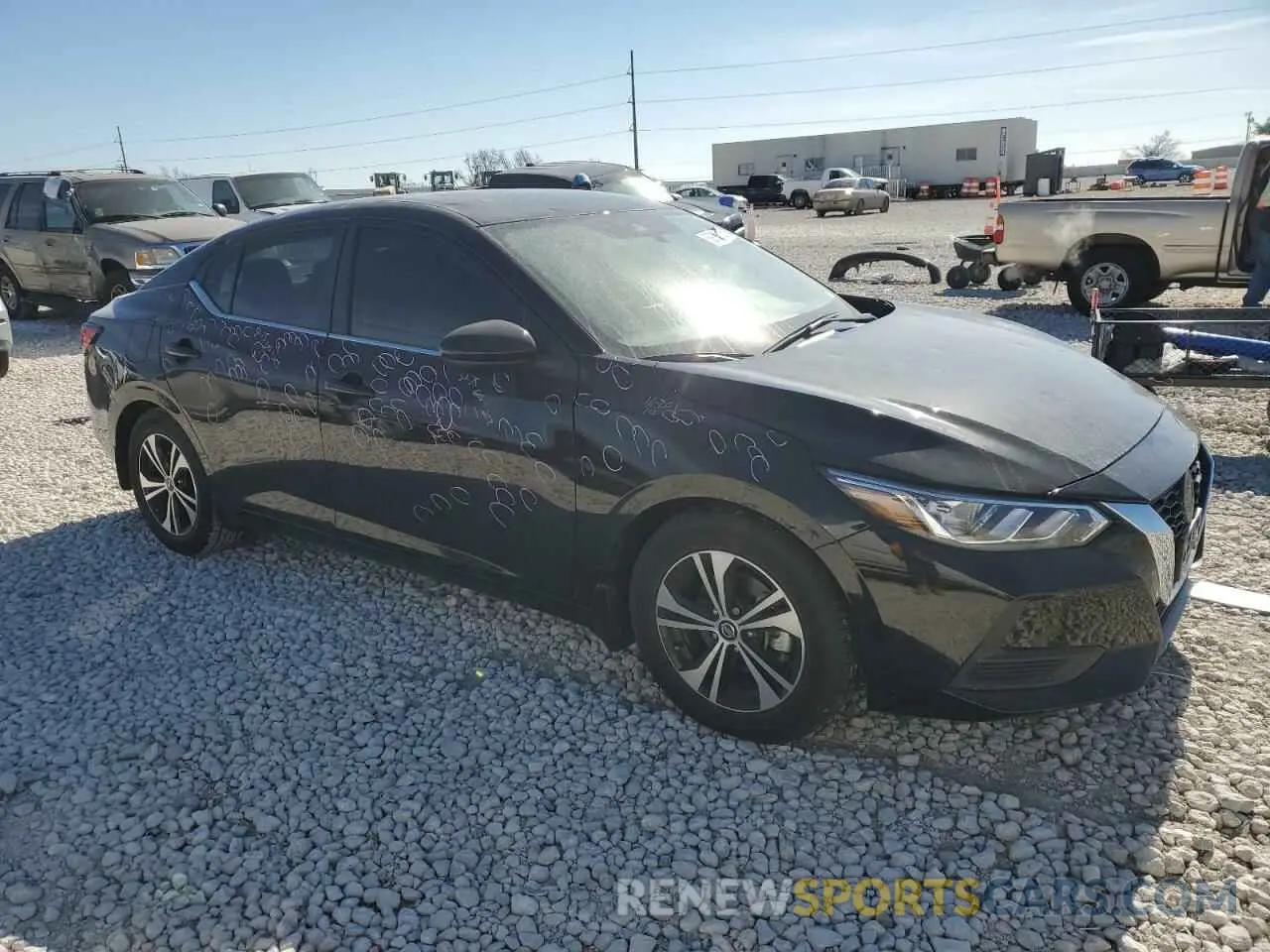 4 fotografías del automóvil dañado 3N1AB8CV6PY250091 NISSAN SENTRA 2023