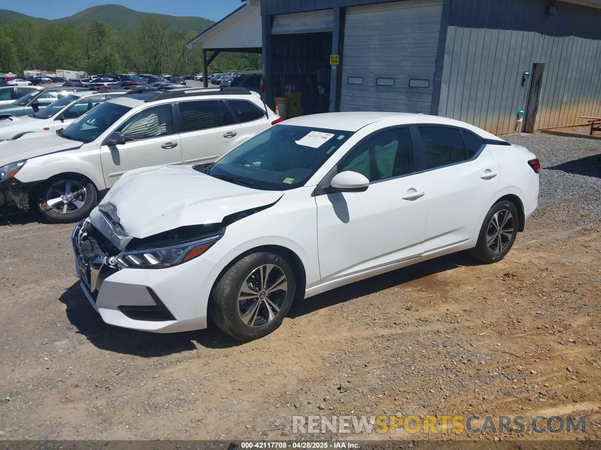 2 fotografías del automóvil dañado 3N1AB8CV6PY251788 NISSAN SENTRA 2023