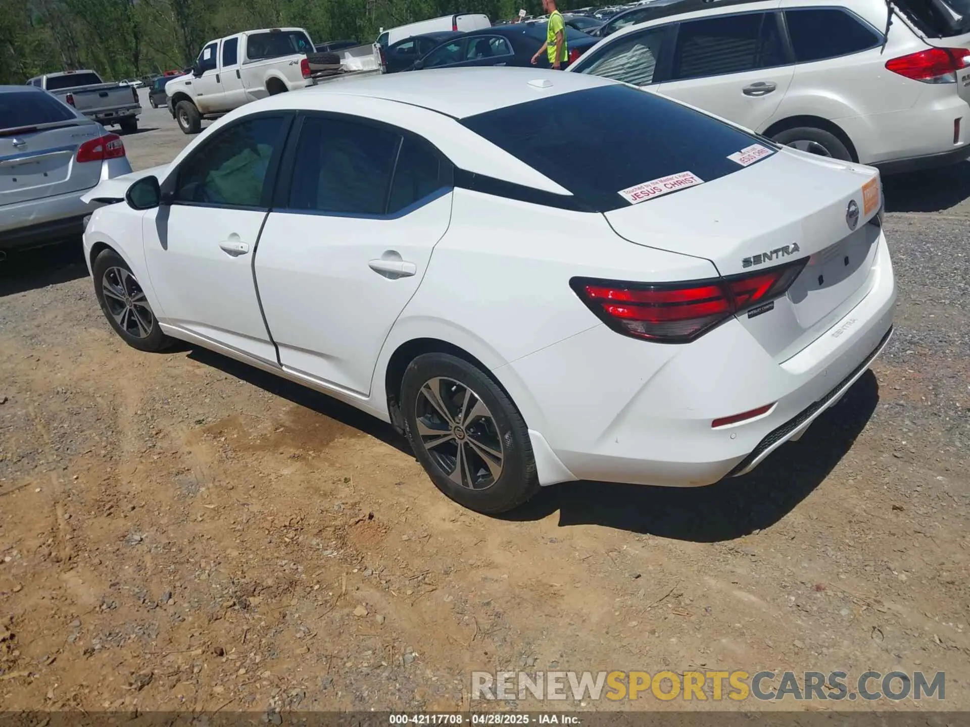 3 fotografías del automóvil dañado 3N1AB8CV6PY251788 NISSAN SENTRA 2023