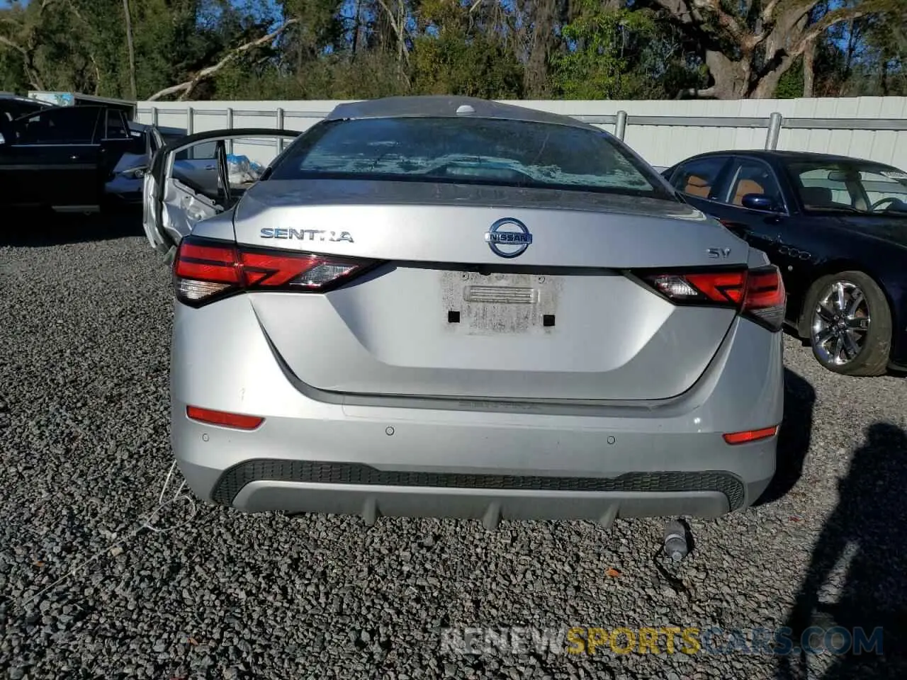 6 fotografías del automóvil dañado 3N1AB8CV6PY252651 NISSAN SENTRA 2023