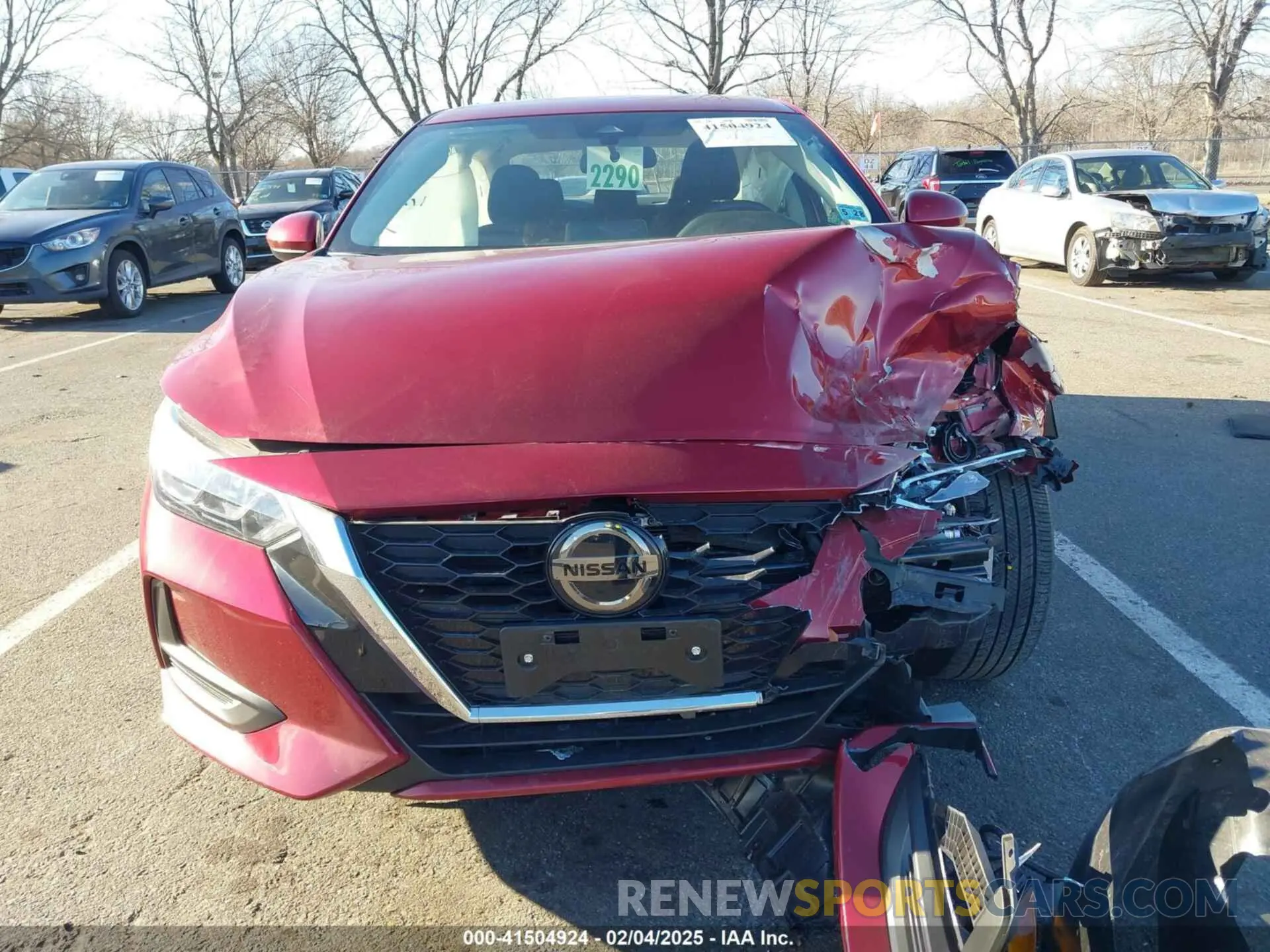 12 fotografías del automóvil dañado 3N1AB8CV6PY267599 NISSAN SENTRA 2023