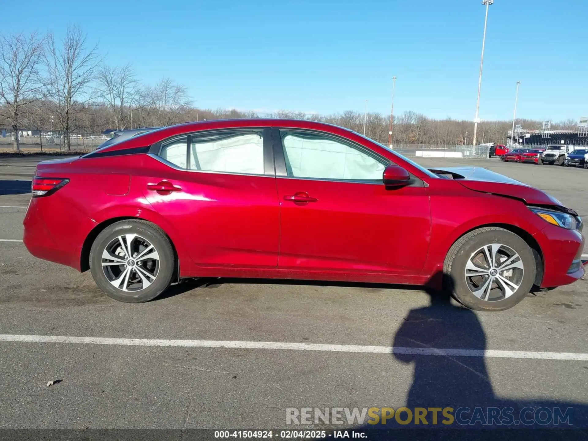 13 fotografías del automóvil dañado 3N1AB8CV6PY267599 NISSAN SENTRA 2023