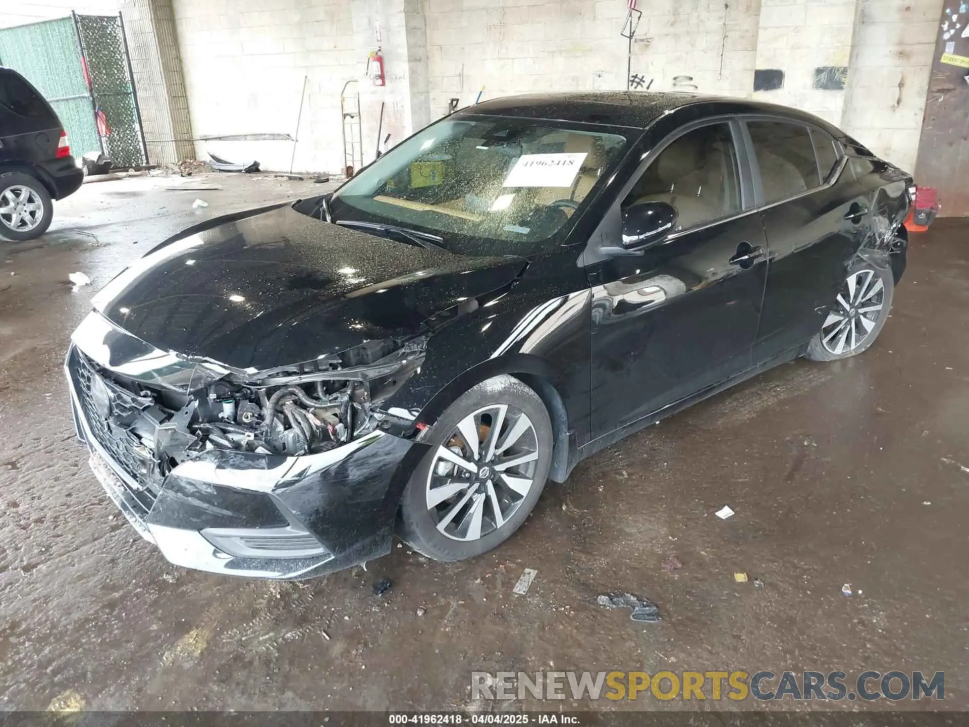 2 fotografías del automóvil dañado 3N1AB8CV6PY272432 NISSAN SENTRA 2023