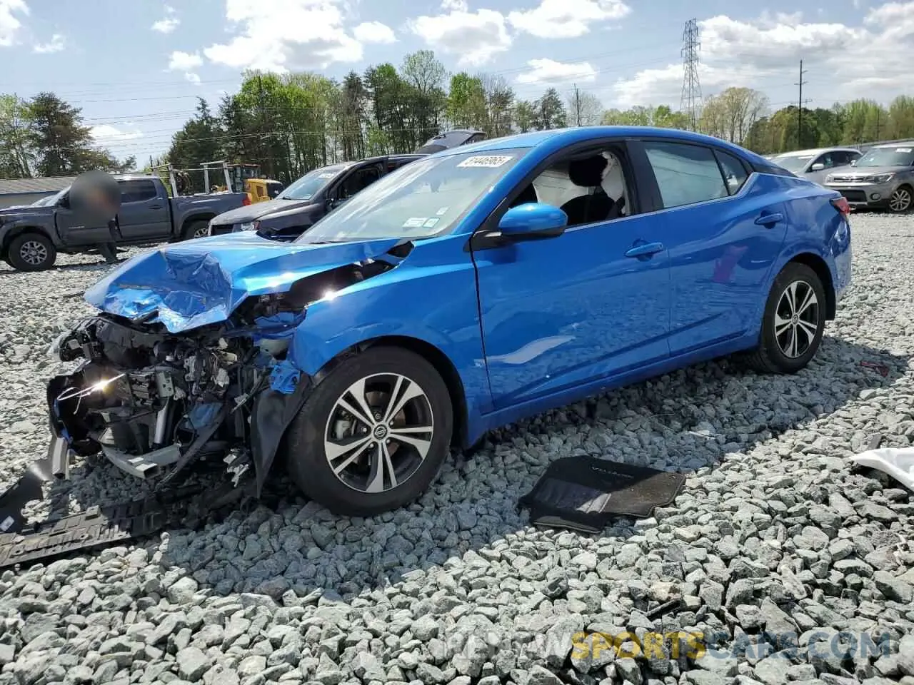 1 fotografías del automóvil dañado 3N1AB8CV6PY289473 NISSAN SENTRA 2023