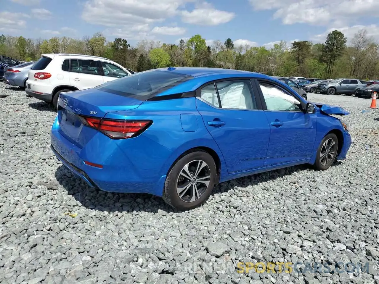 3 fotografías del automóvil dañado 3N1AB8CV6PY289473 NISSAN SENTRA 2023