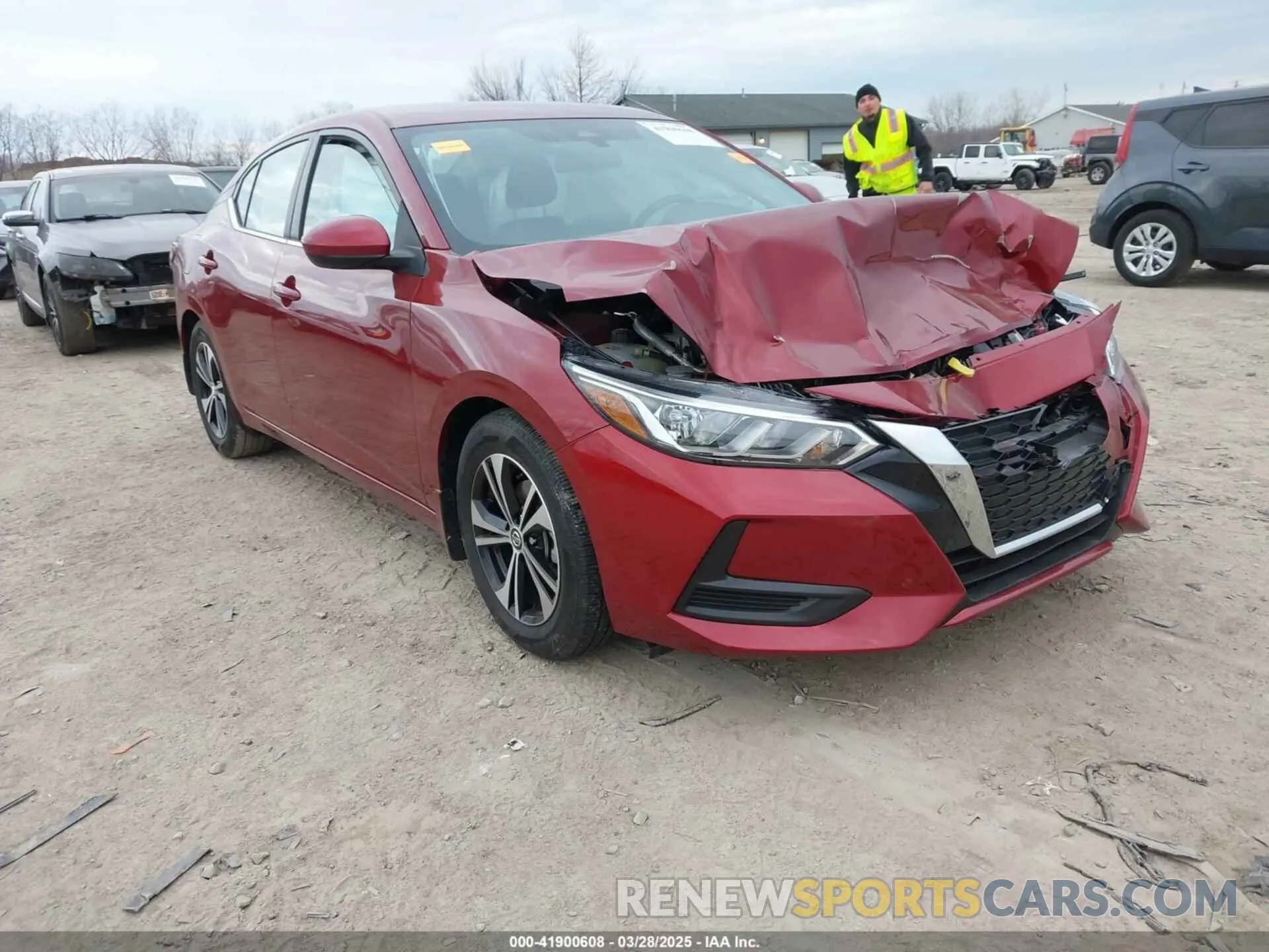 1 fotografías del automóvil dañado 3N1AB8CV6PY313156 NISSAN SENTRA 2023