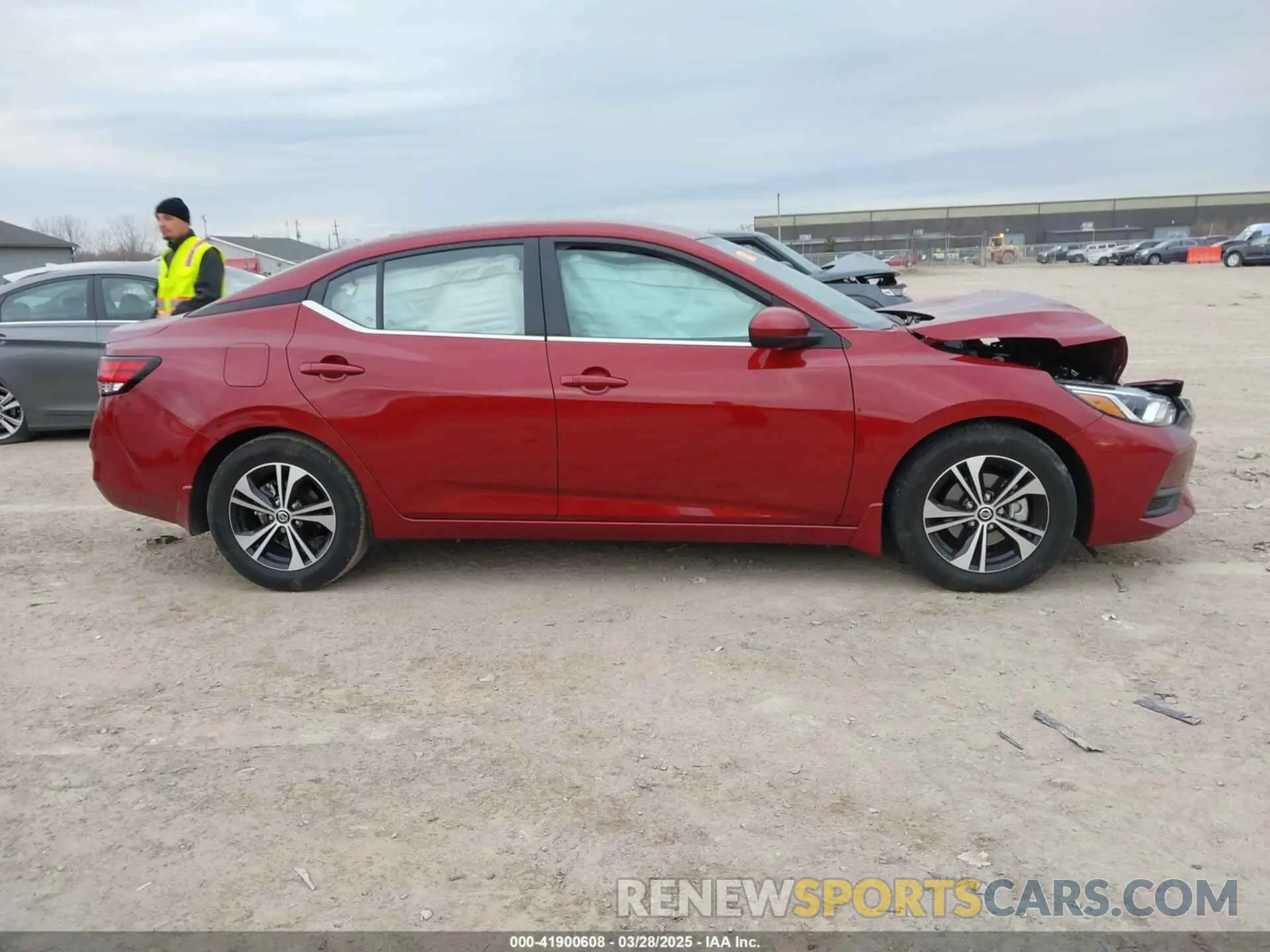13 fotografías del automóvil dañado 3N1AB8CV6PY313156 NISSAN SENTRA 2023