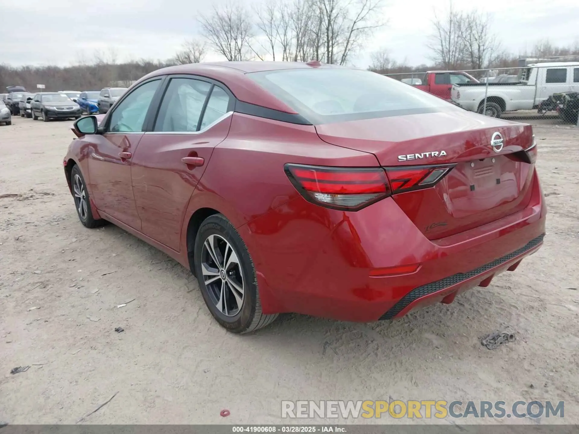 3 fotografías del automóvil dañado 3N1AB8CV6PY313156 NISSAN SENTRA 2023