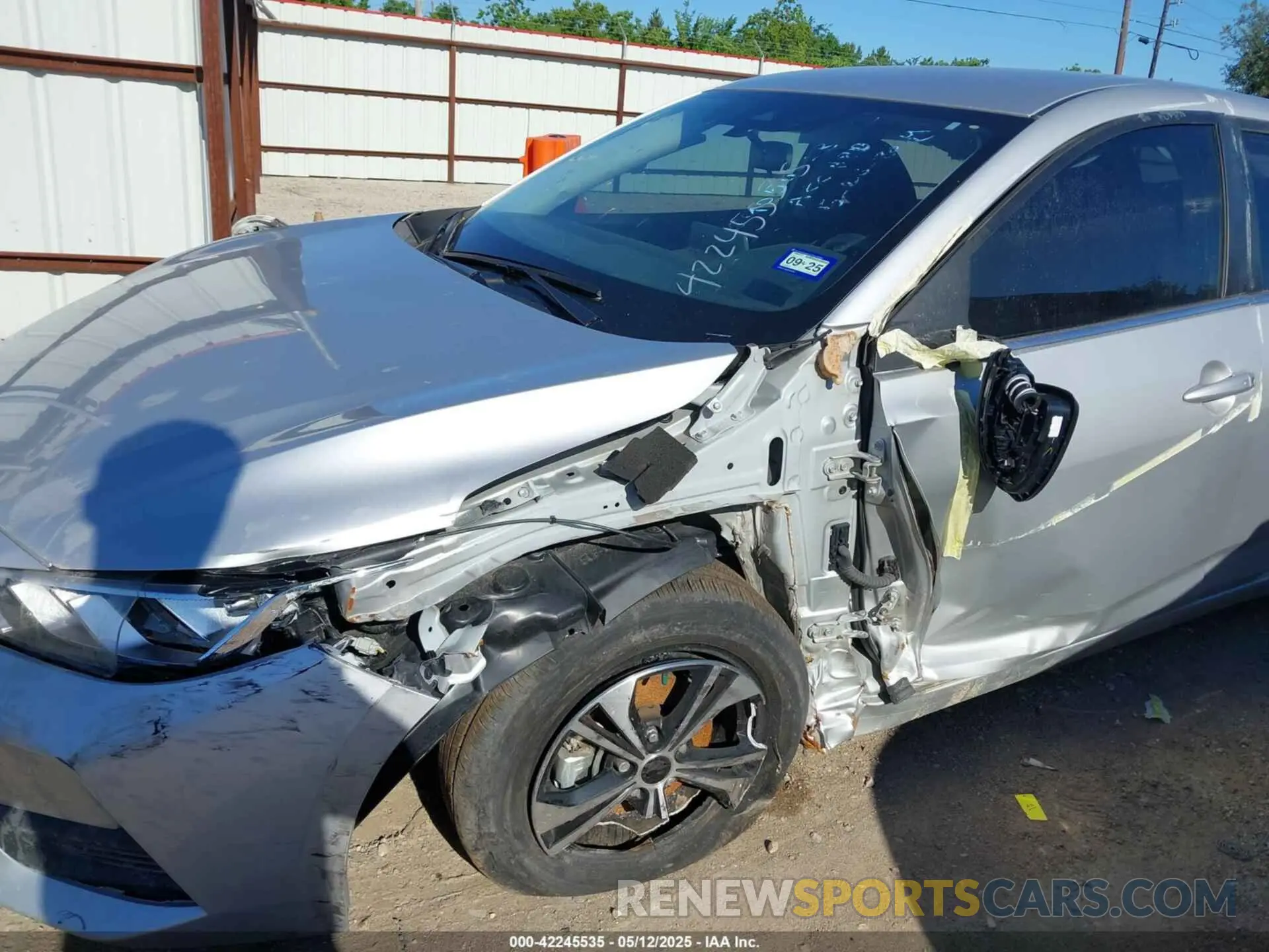 6 fotografías del automóvil dañado 3N1AB8CV6PY317577 NISSAN SENTRA 2023