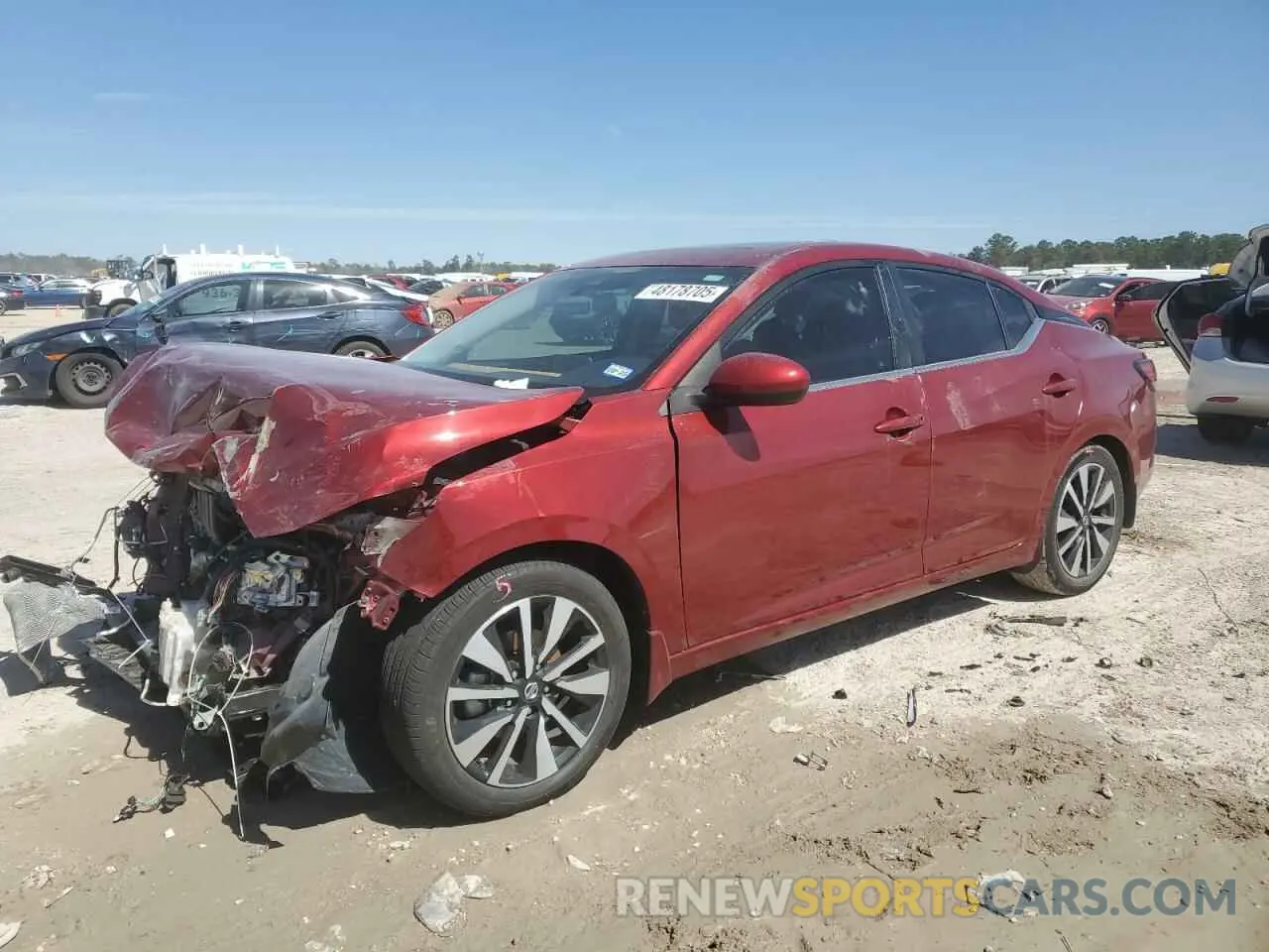 1 fotografías del automóvil dañado 3N1AB8CV6PY322245 NISSAN SENTRA 2023