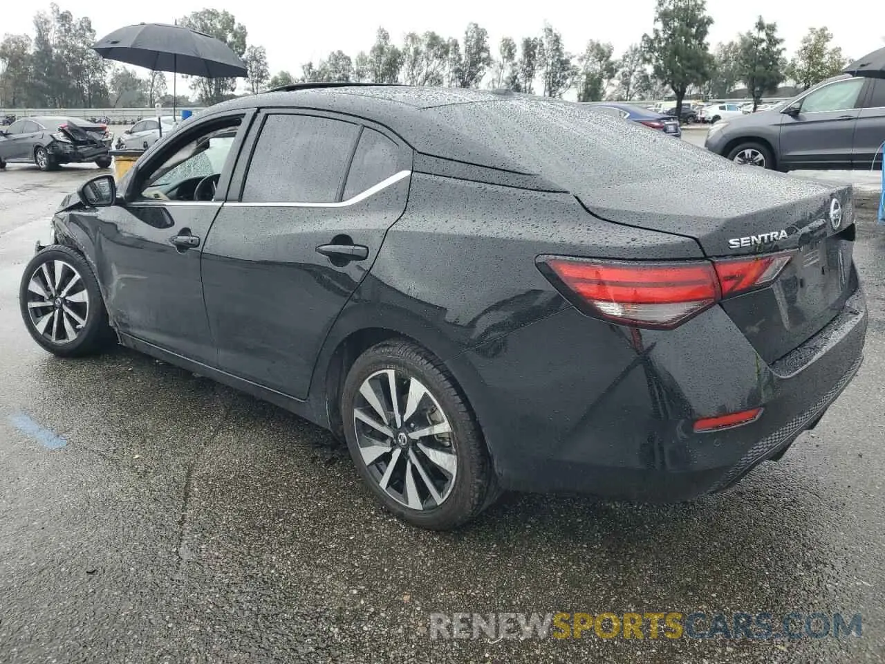 2 fotografías del automóvil dañado 3N1AB8CV7PY221960 NISSAN SENTRA 2023