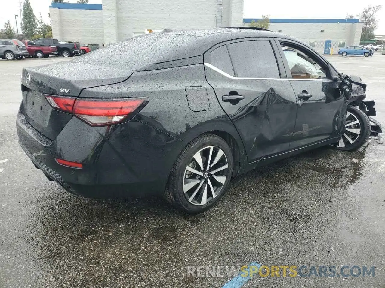 3 fotografías del automóvil dañado 3N1AB8CV7PY221960 NISSAN SENTRA 2023