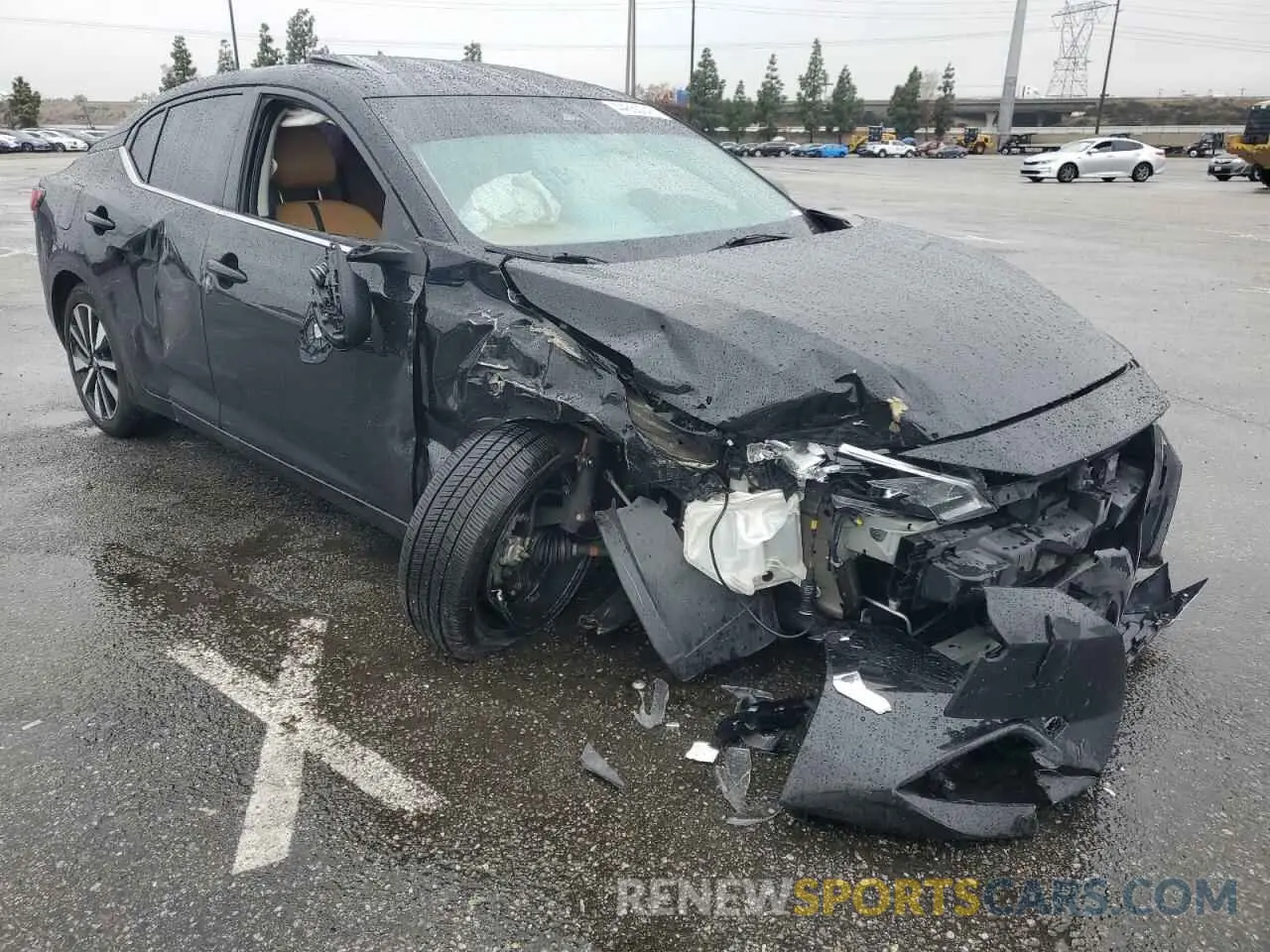 4 fotografías del automóvil dañado 3N1AB8CV7PY221960 NISSAN SENTRA 2023