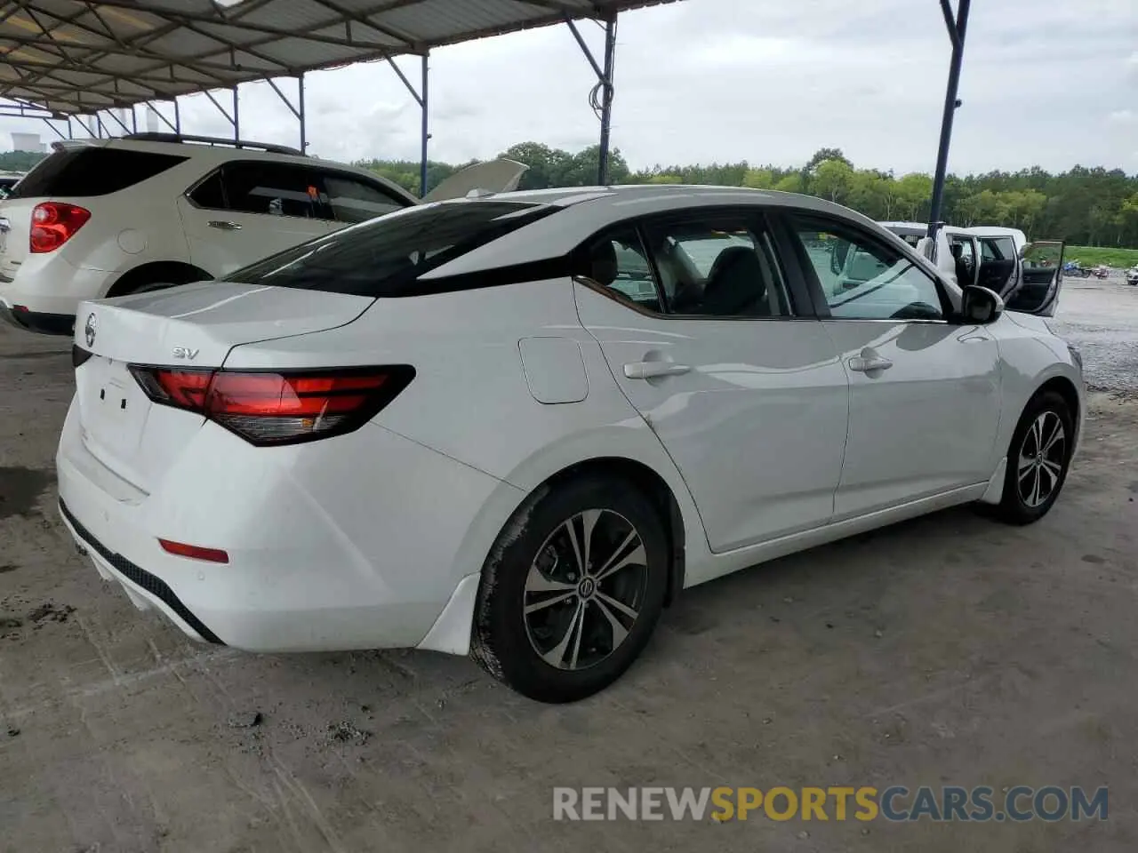 3 fotografías del automóvil dañado 3N1AB8CV7PY226737 NISSAN SENTRA 2023