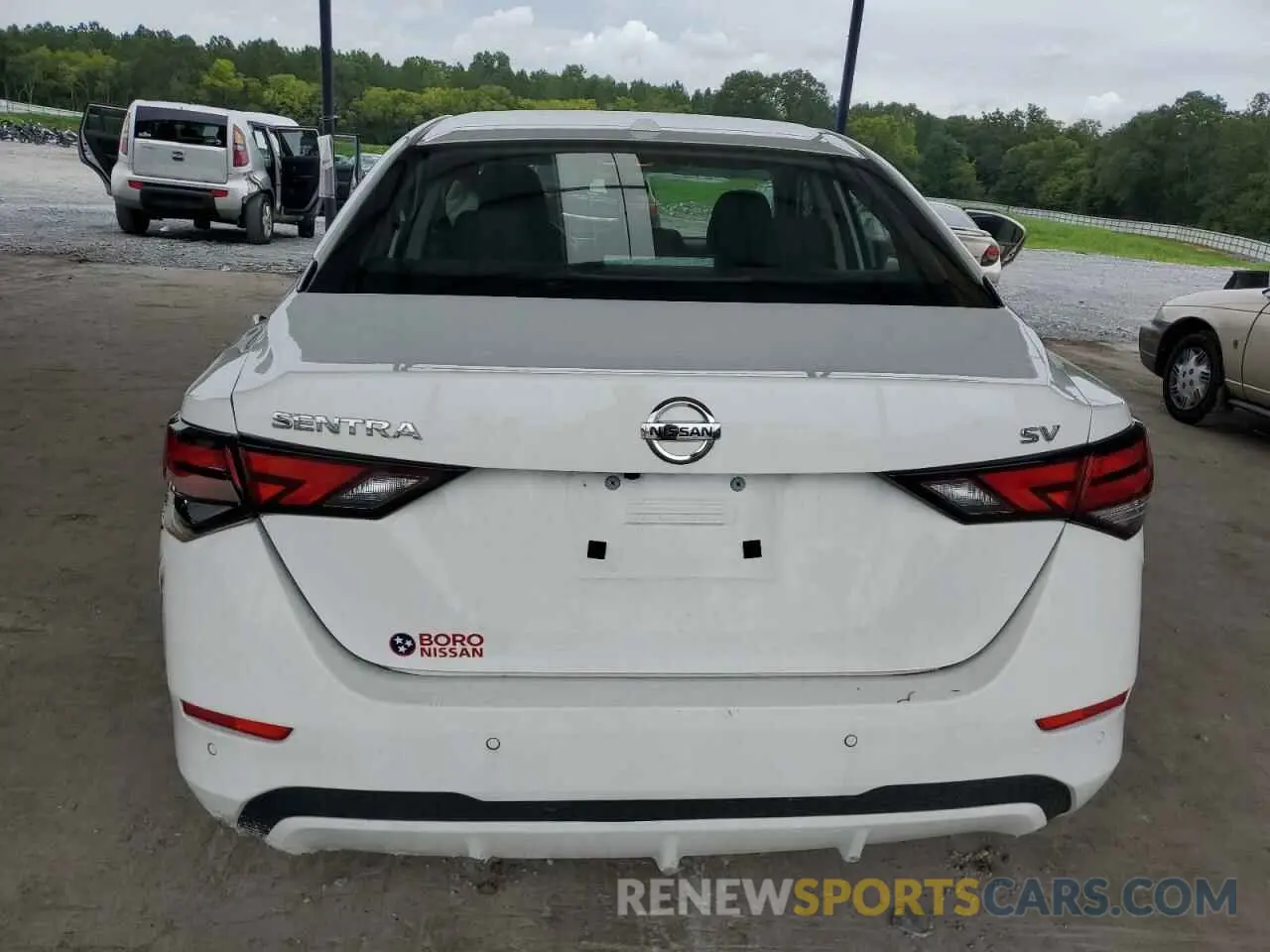 6 fotografías del automóvil dañado 3N1AB8CV7PY226737 NISSAN SENTRA 2023