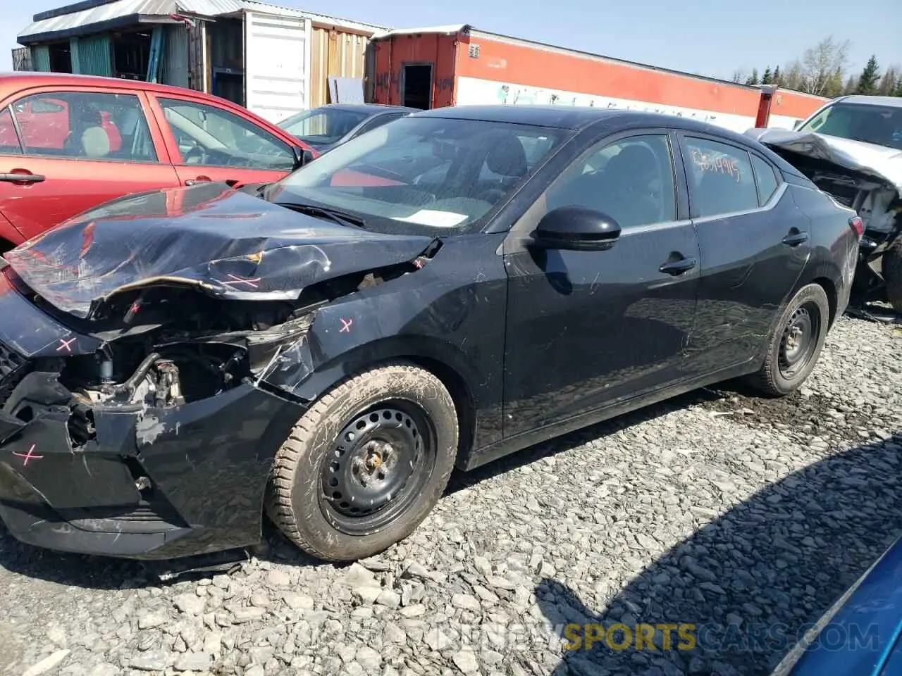 1 fotografías del automóvil dañado 3N1AB8CV7PY237026 NISSAN SENTRA 2023