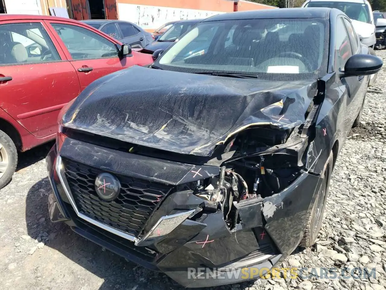 12 fotografías del automóvil dañado 3N1AB8CV7PY237026 NISSAN SENTRA 2023