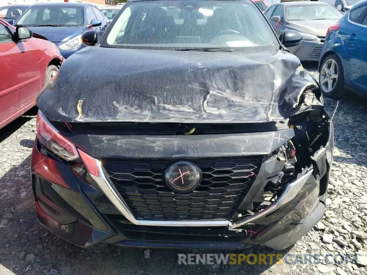 5 fotografías del automóvil dañado 3N1AB8CV7PY237026 NISSAN SENTRA 2023