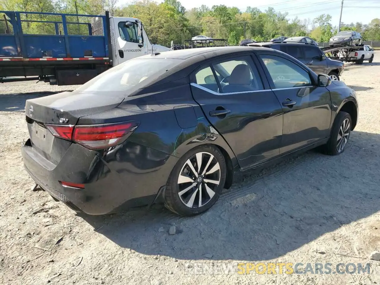 3 fotografías del automóvil dañado 3N1AB8CV7PY239357 NISSAN SENTRA 2023