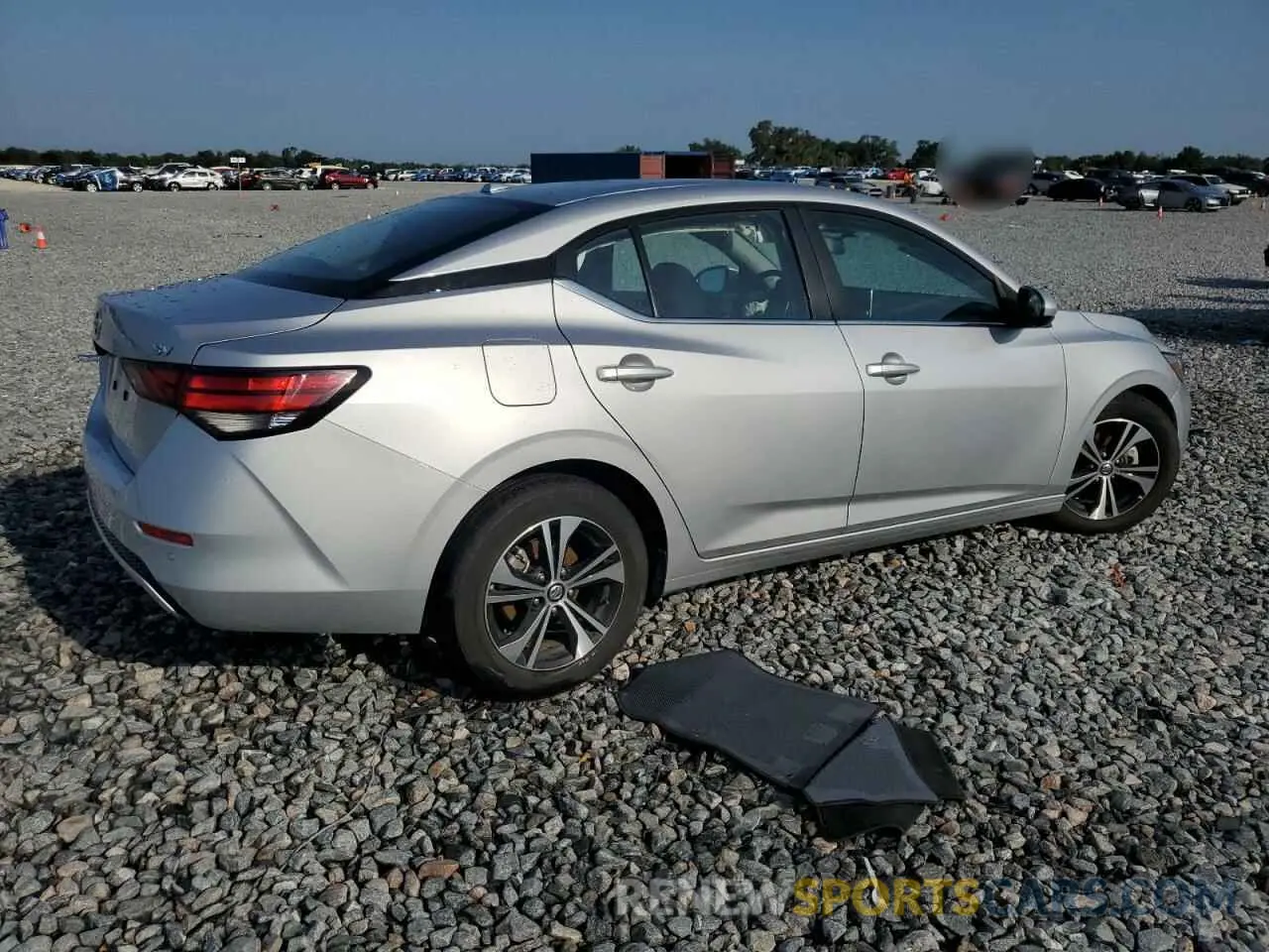 3 fotografías del automóvil dañado 3N1AB8CV7PY240007 NISSAN SENTRA 2023