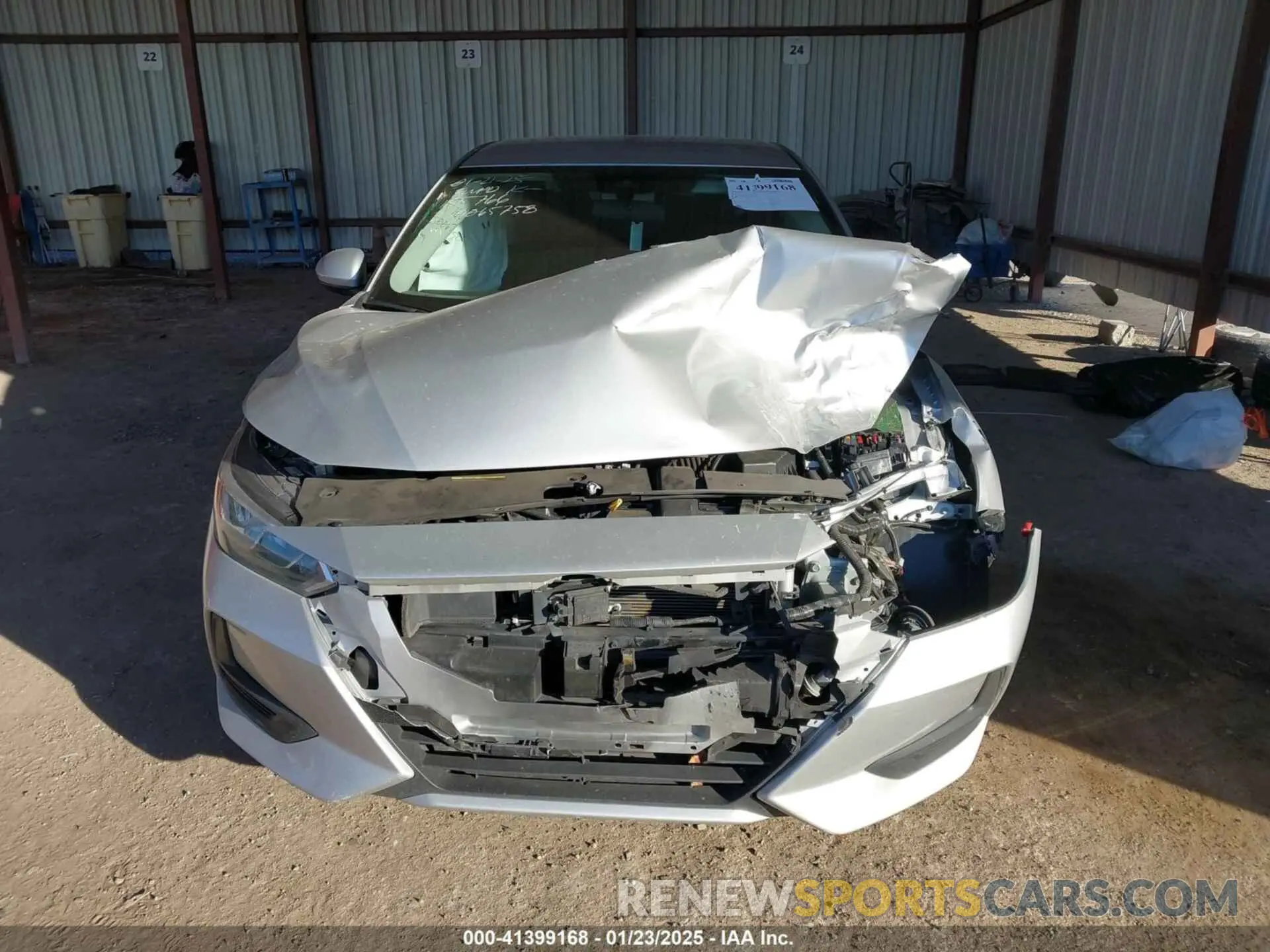 11 fotografías del automóvil dañado 3N1AB8CV7PY253369 NISSAN SENTRA 2023