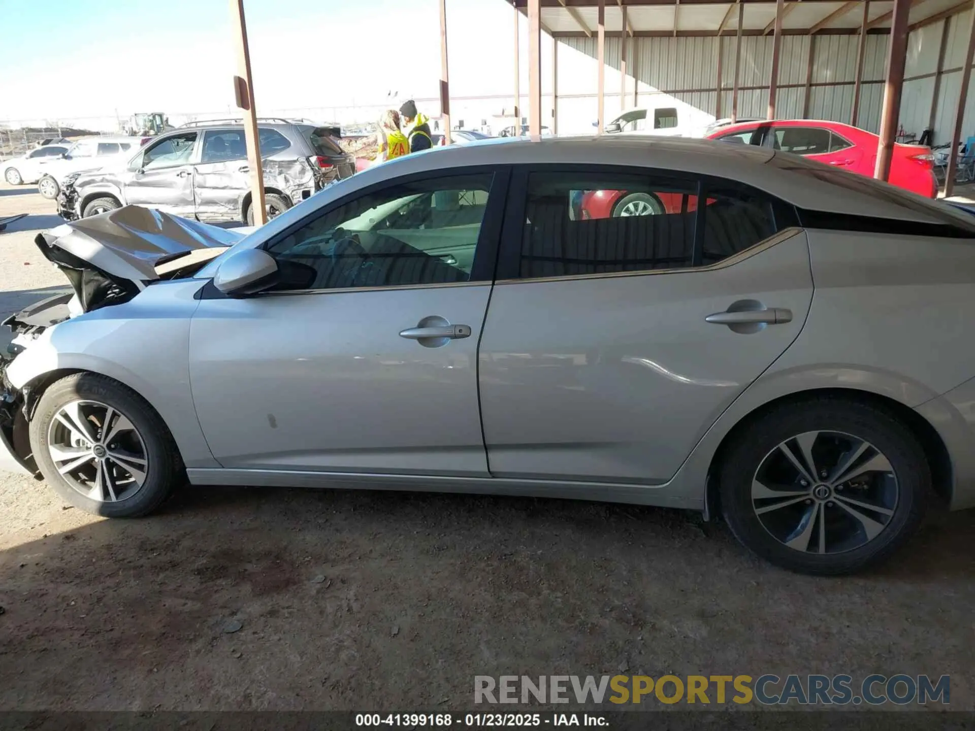 13 fotografías del automóvil dañado 3N1AB8CV7PY253369 NISSAN SENTRA 2023