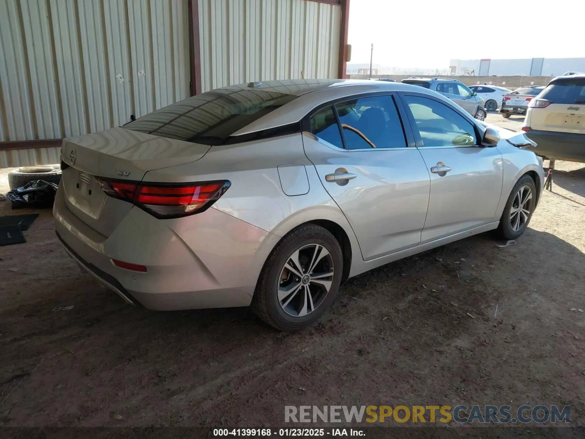 4 fotografías del automóvil dañado 3N1AB8CV7PY253369 NISSAN SENTRA 2023