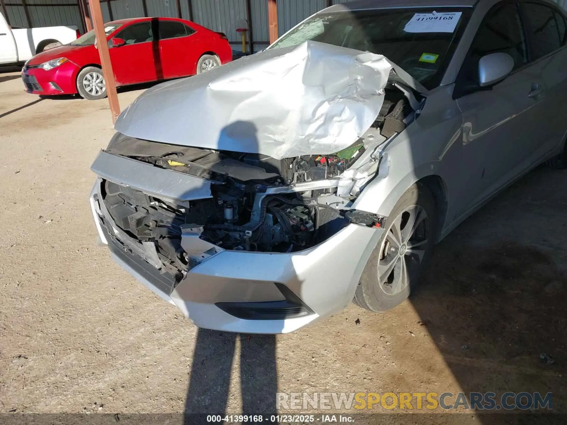 6 fotografías del automóvil dañado 3N1AB8CV7PY253369 NISSAN SENTRA 2023