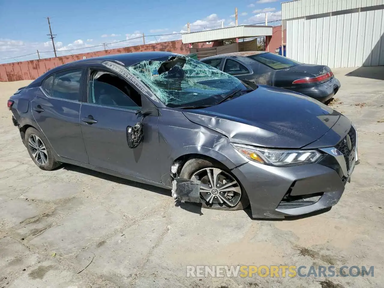 4 fotografías del automóvil dañado 3N1AB8CV7PY254053 NISSAN SENTRA 2023