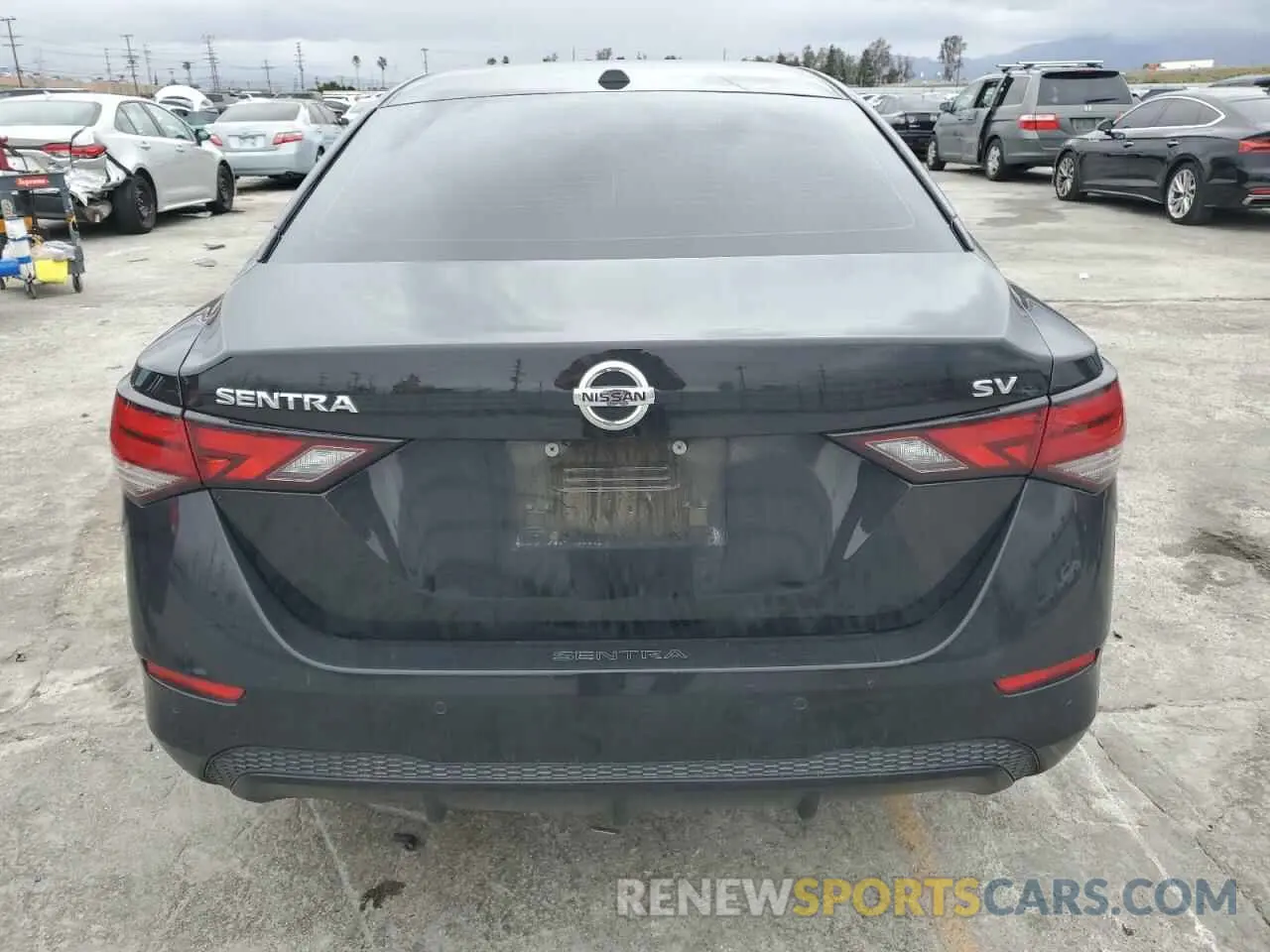 6 fotografías del automóvil dañado 3N1AB8CV7PY255736 NISSAN SENTRA 2023