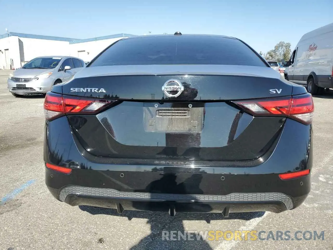 6 fotografías del automóvil dañado 3N1AB8CV7PY256353 NISSAN SENTRA 2023