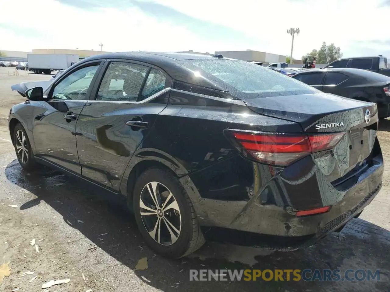 2 fotografías del automóvil dañado 3N1AB8CV7PY265439 NISSAN SENTRA 2023