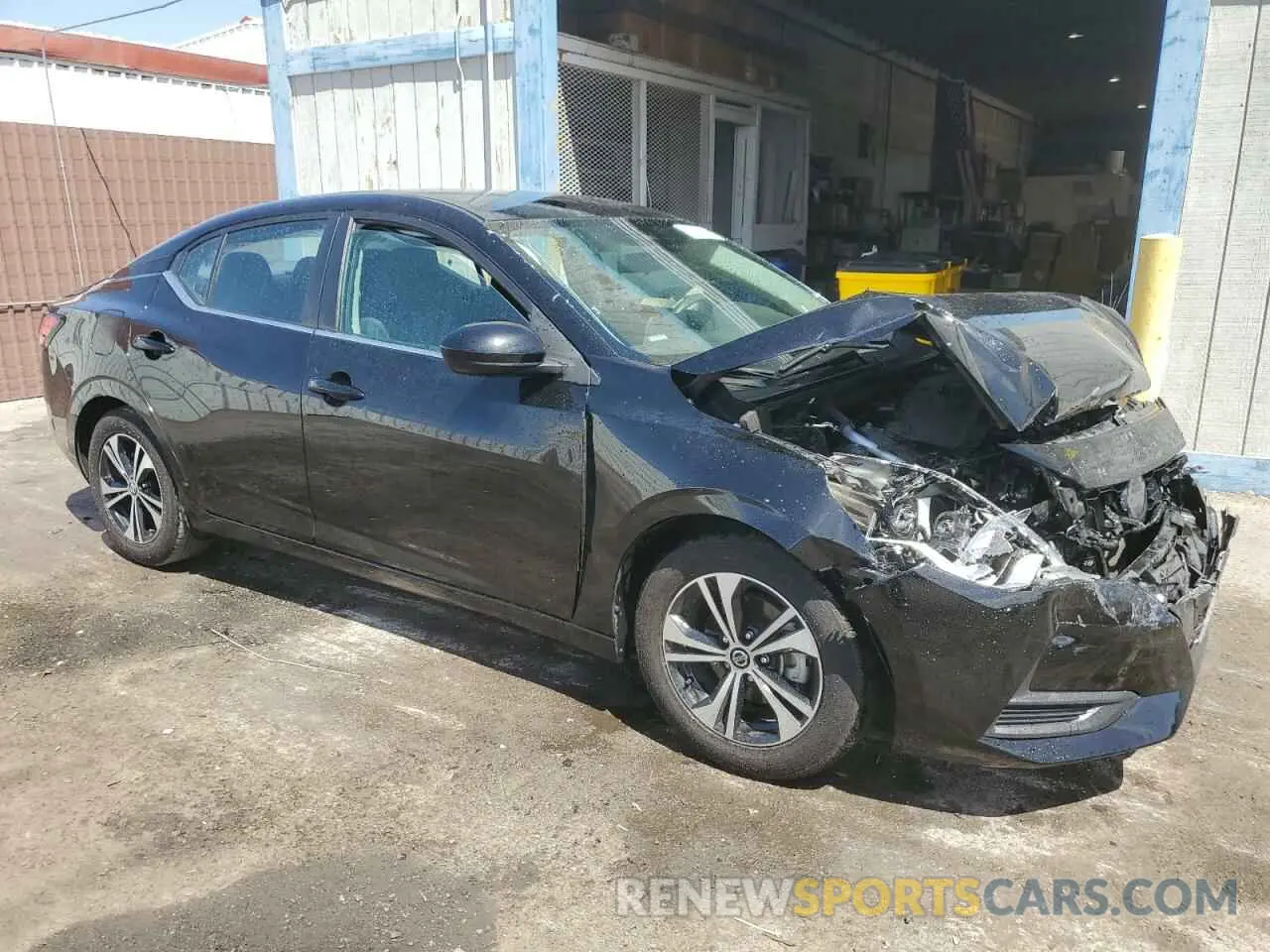 4 fotografías del automóvil dañado 3N1AB8CV7PY265439 NISSAN SENTRA 2023