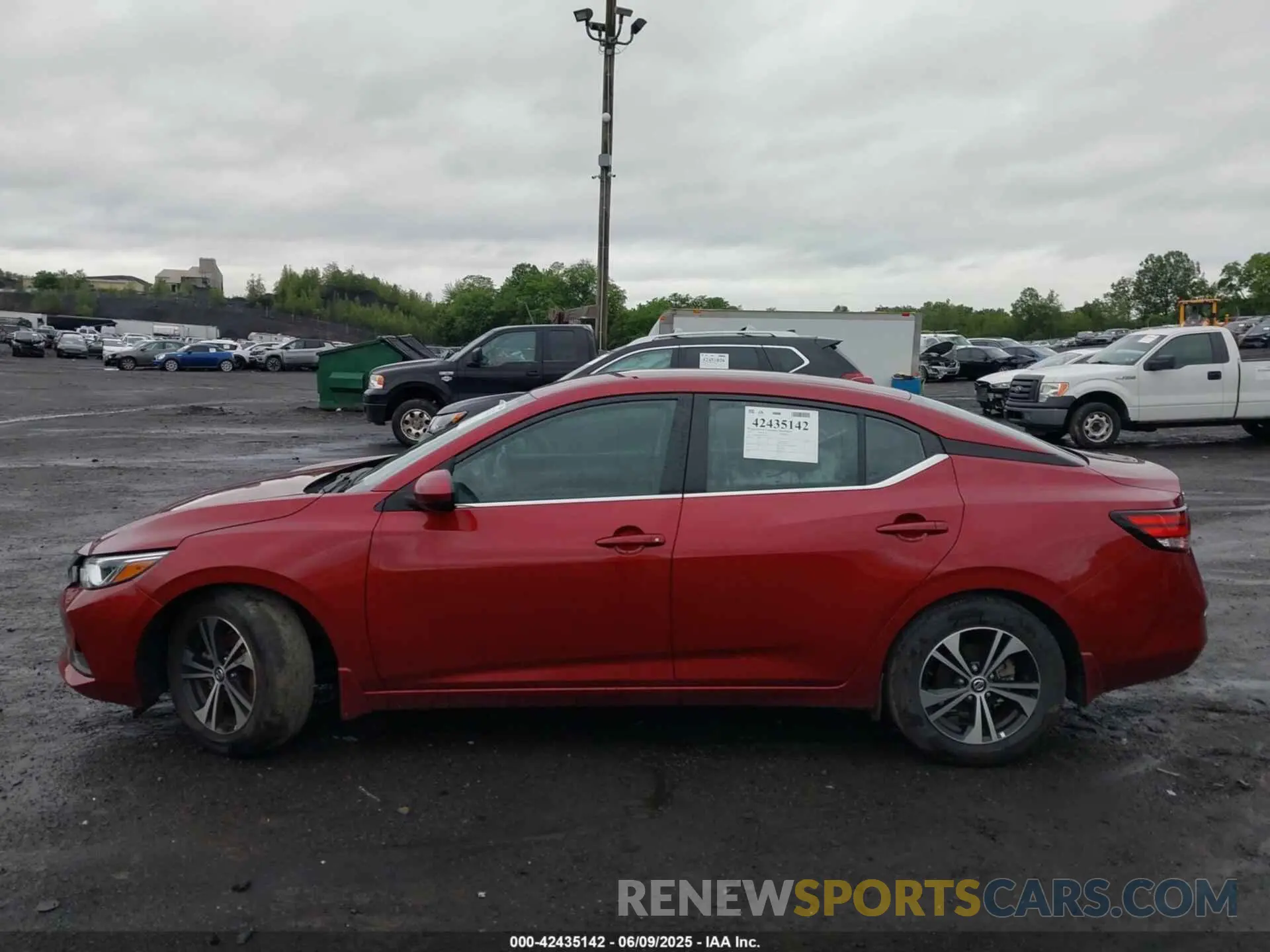 14 fotografías del automóvil dañado 3N1AB8CV7PY275842 NISSAN SENTRA 2023
