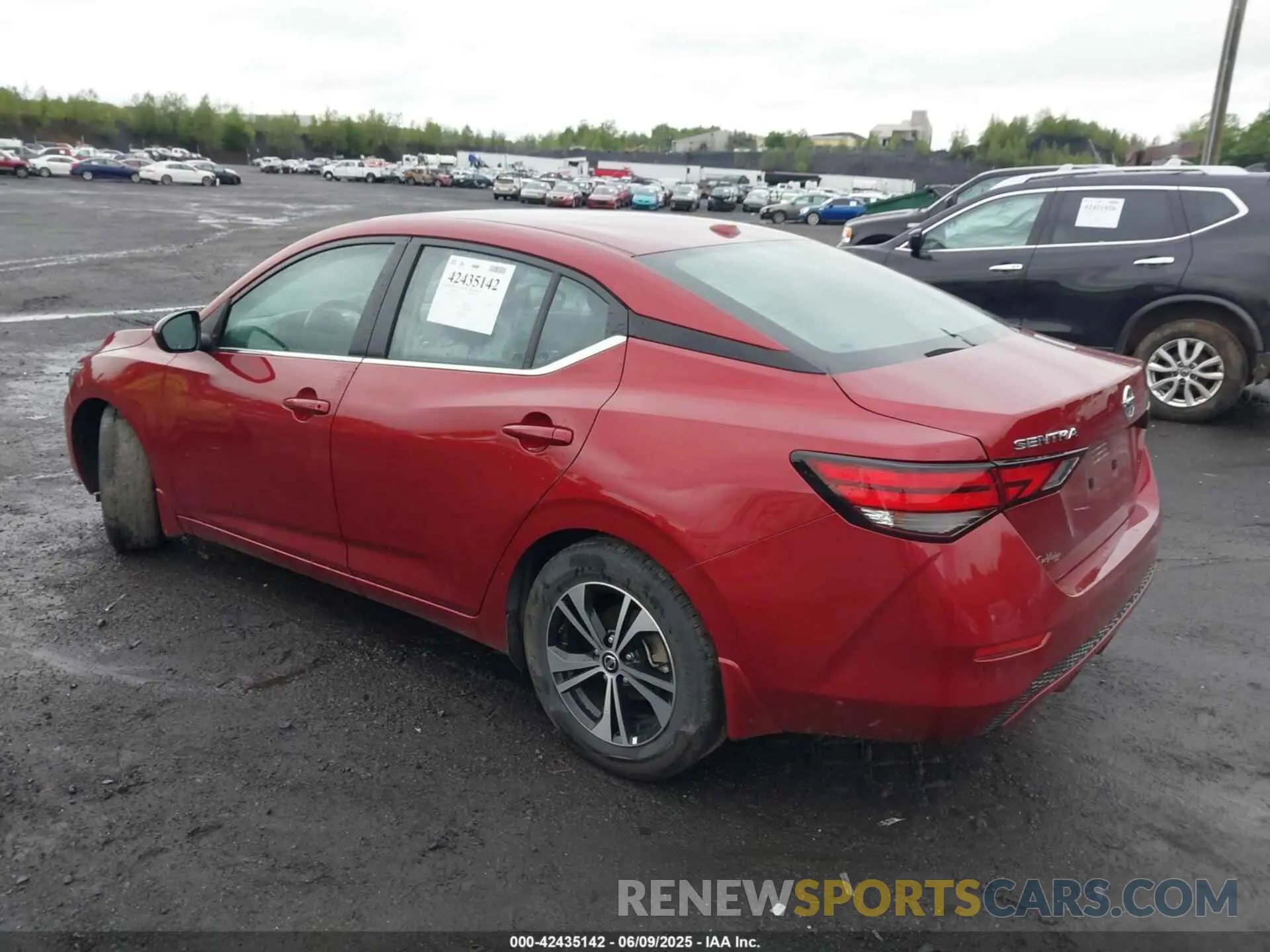 3 fotografías del automóvil dañado 3N1AB8CV7PY275842 NISSAN SENTRA 2023