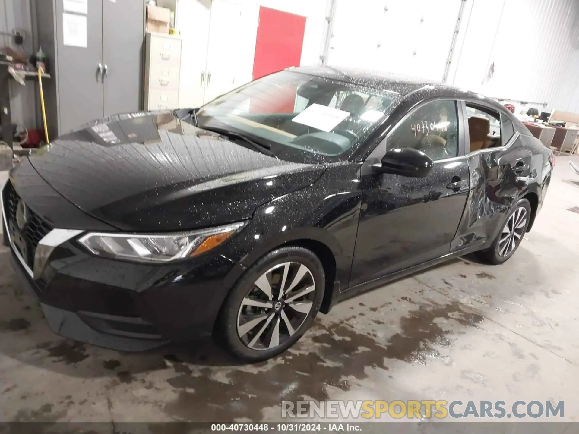 2 fotografías del automóvil dañado 3N1AB8CV7PY283245 NISSAN SENTRA 2023