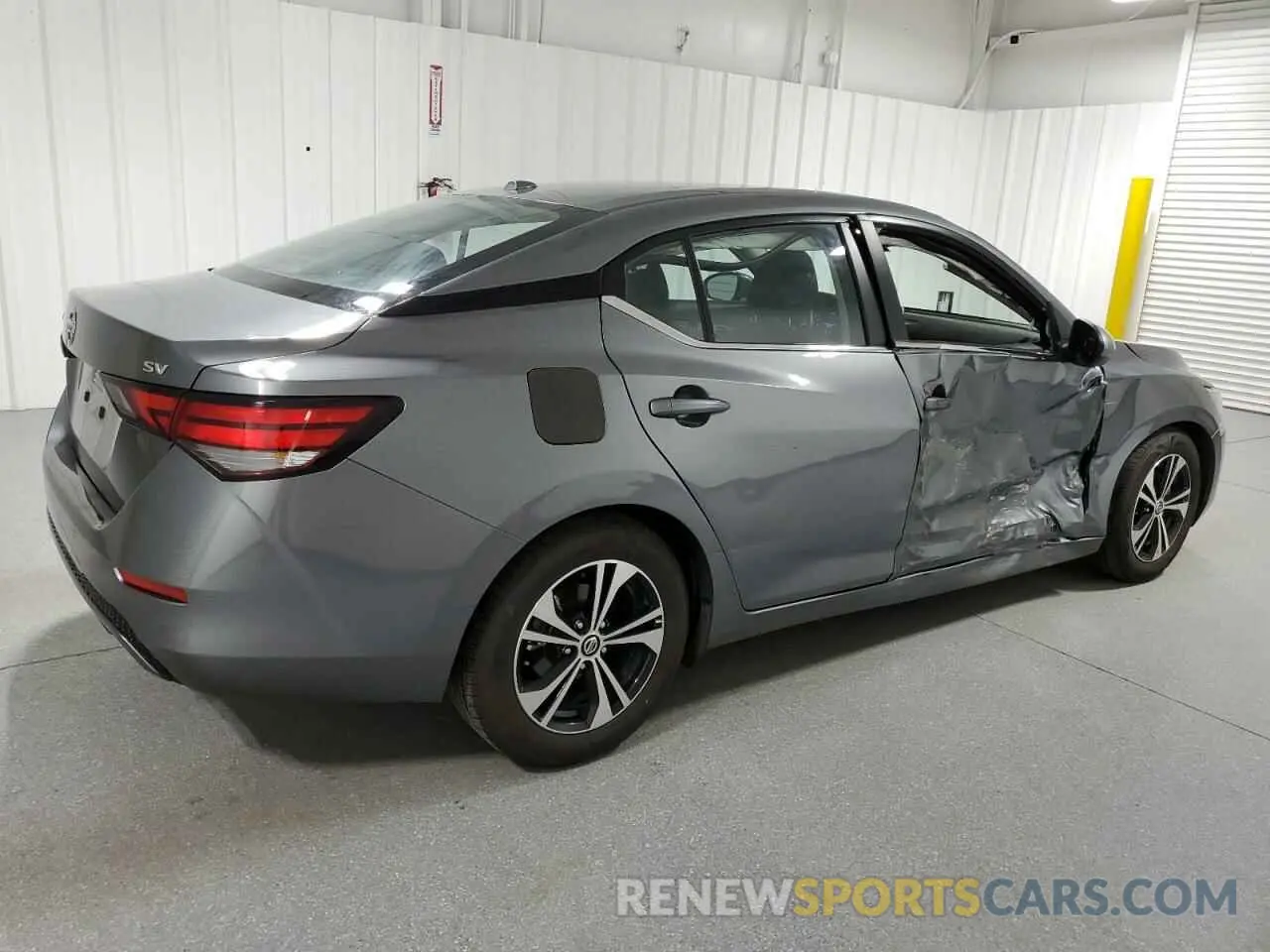 3 fotografías del automóvil dañado 3N1AB8CV7PY308404 NISSAN SENTRA 2023