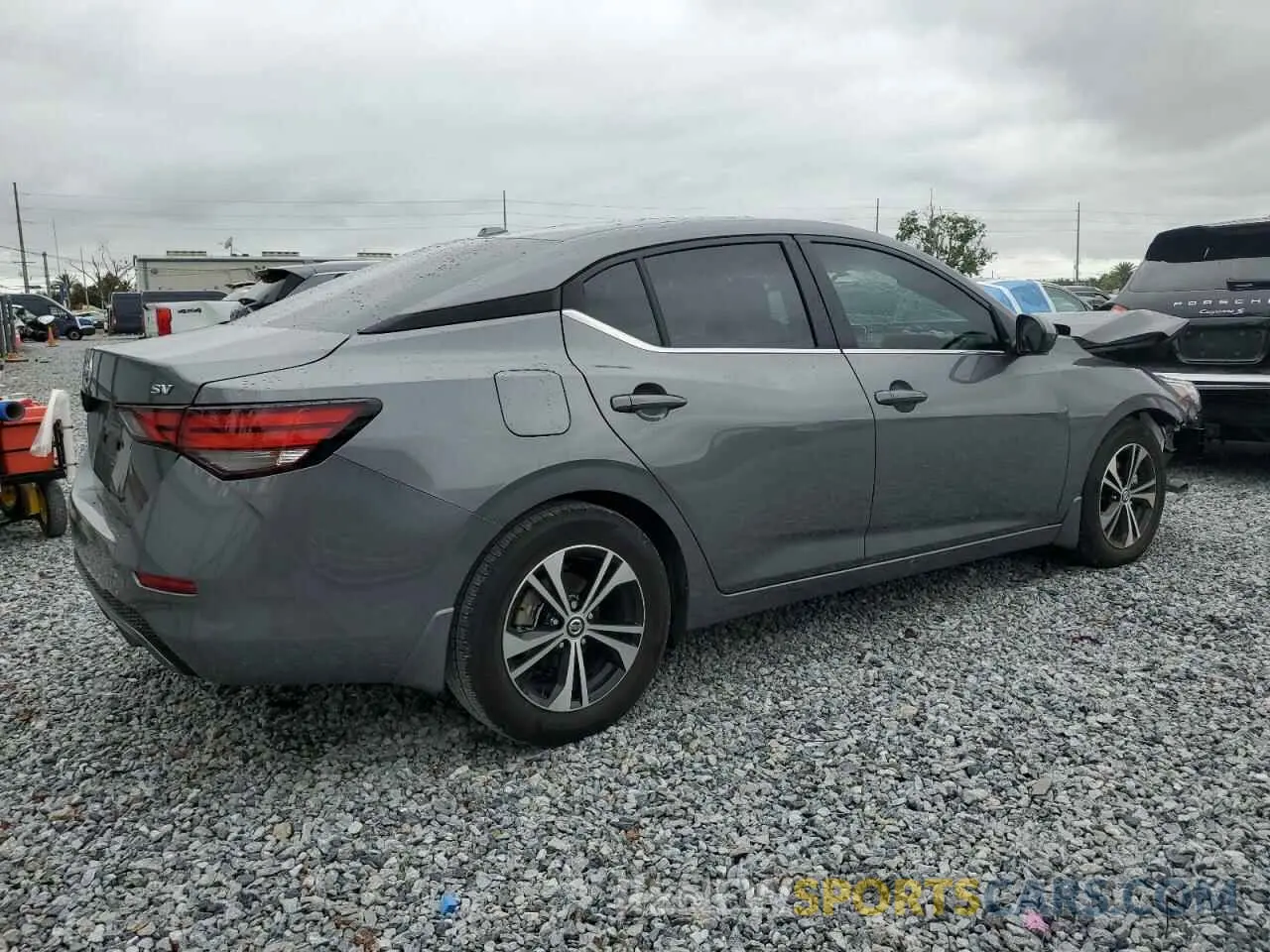3 fotografías del automóvil dañado 3N1AB8CV7PY321525 NISSAN SENTRA 2023