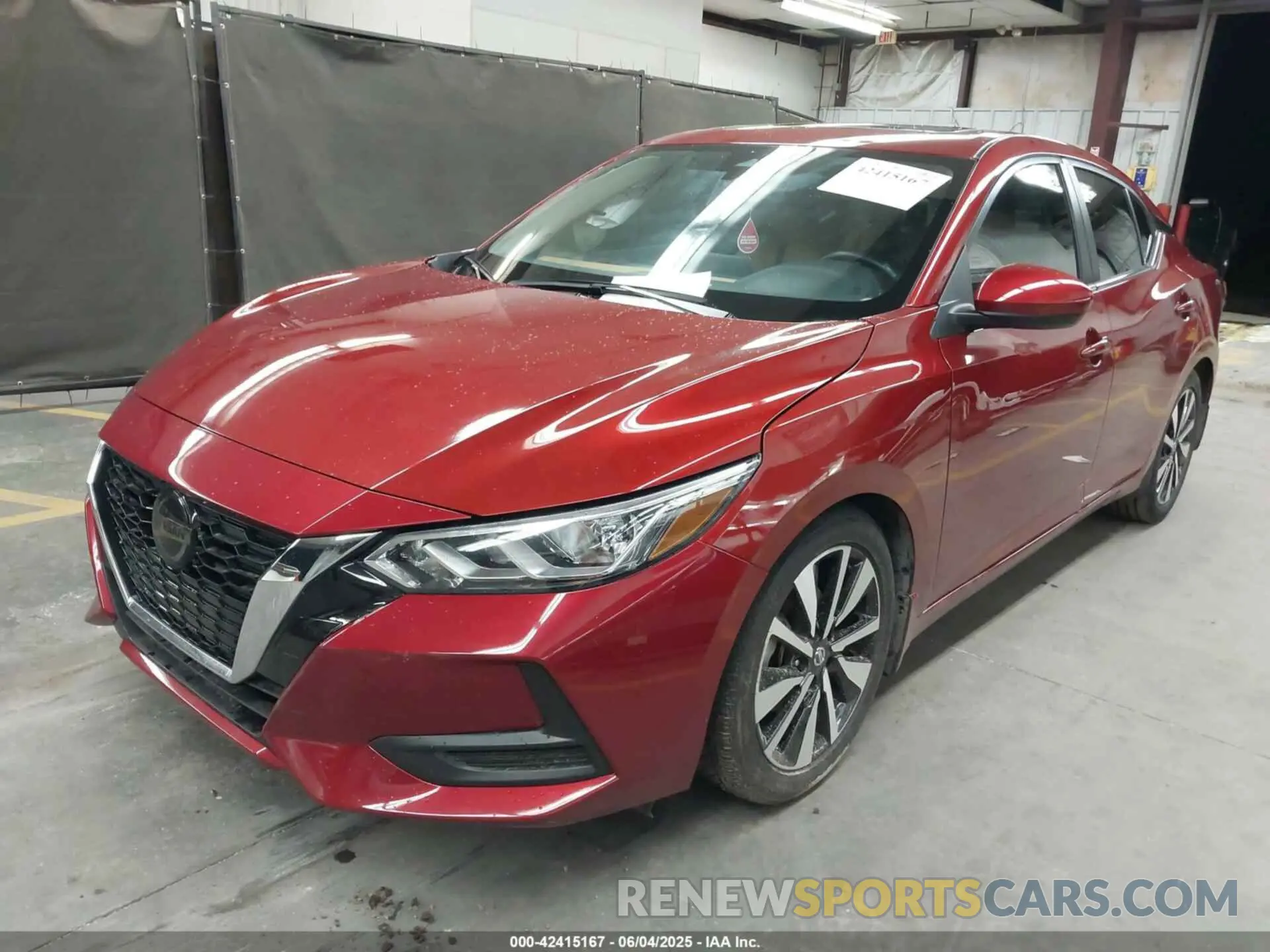 2 fotografías del automóvil dañado 3N1AB8CV8PY277079 NISSAN SENTRA 2023