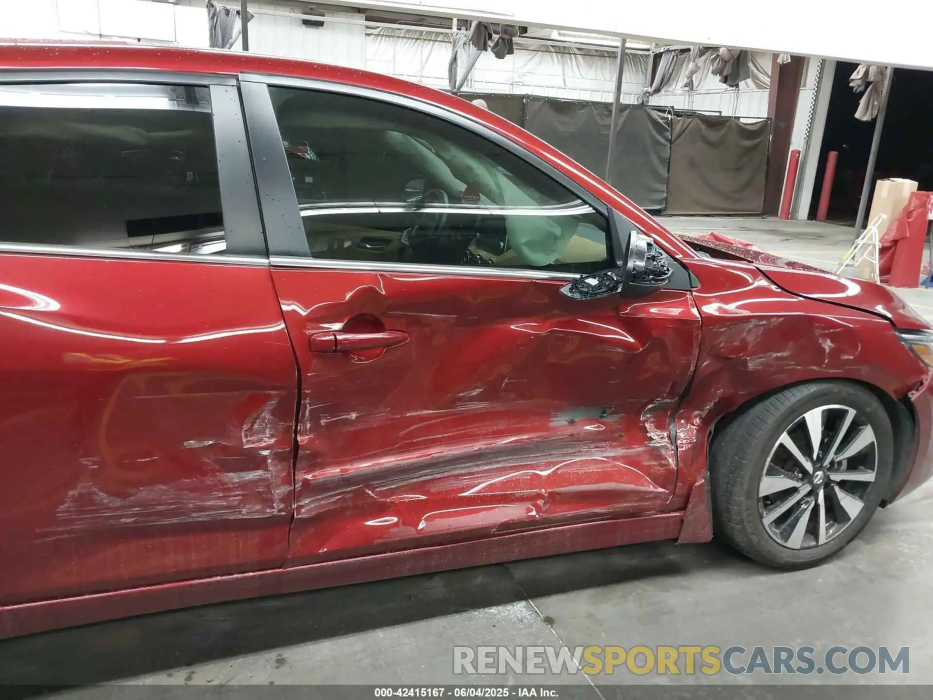 6 fotografías del automóvil dañado 3N1AB8CV8PY277079 NISSAN SENTRA 2023